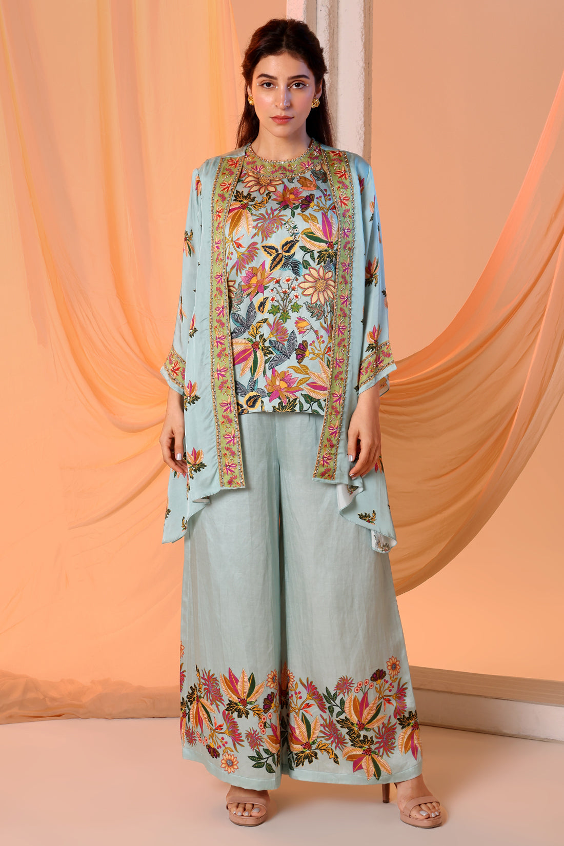 Arani Embellished Co-Ord Set with Jacket
