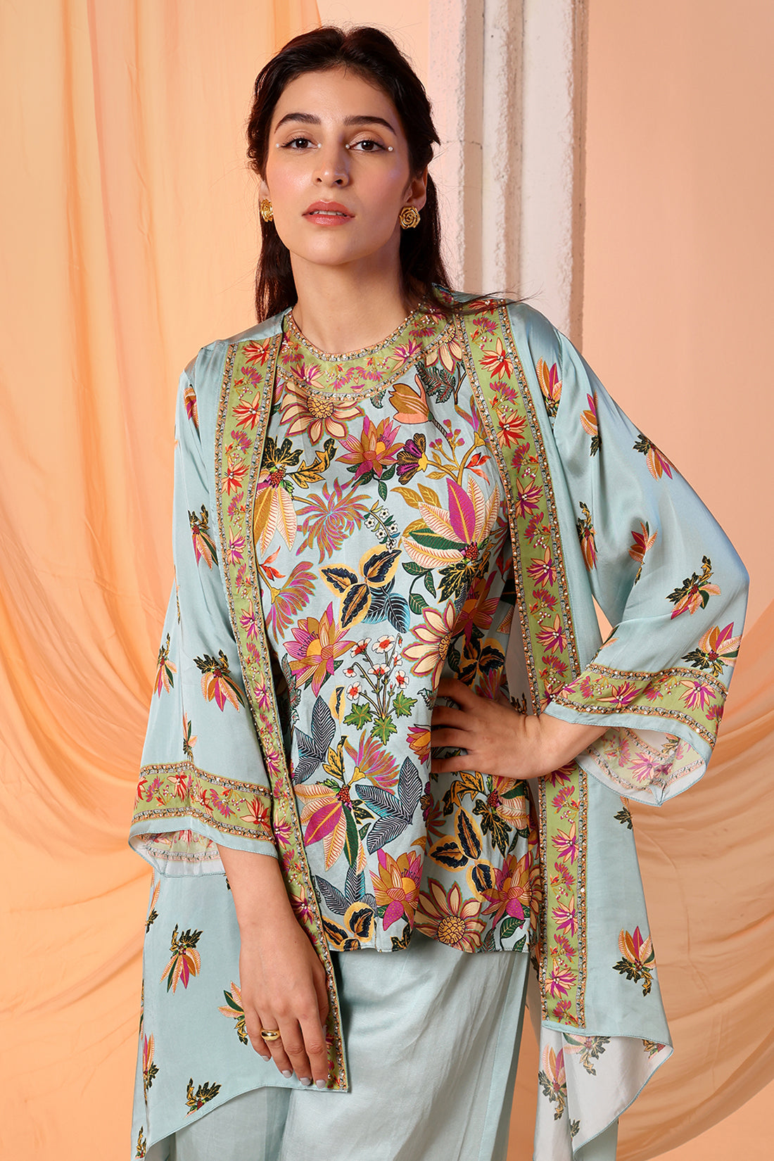 Arani Embellished Co-Ord Set with Jacket