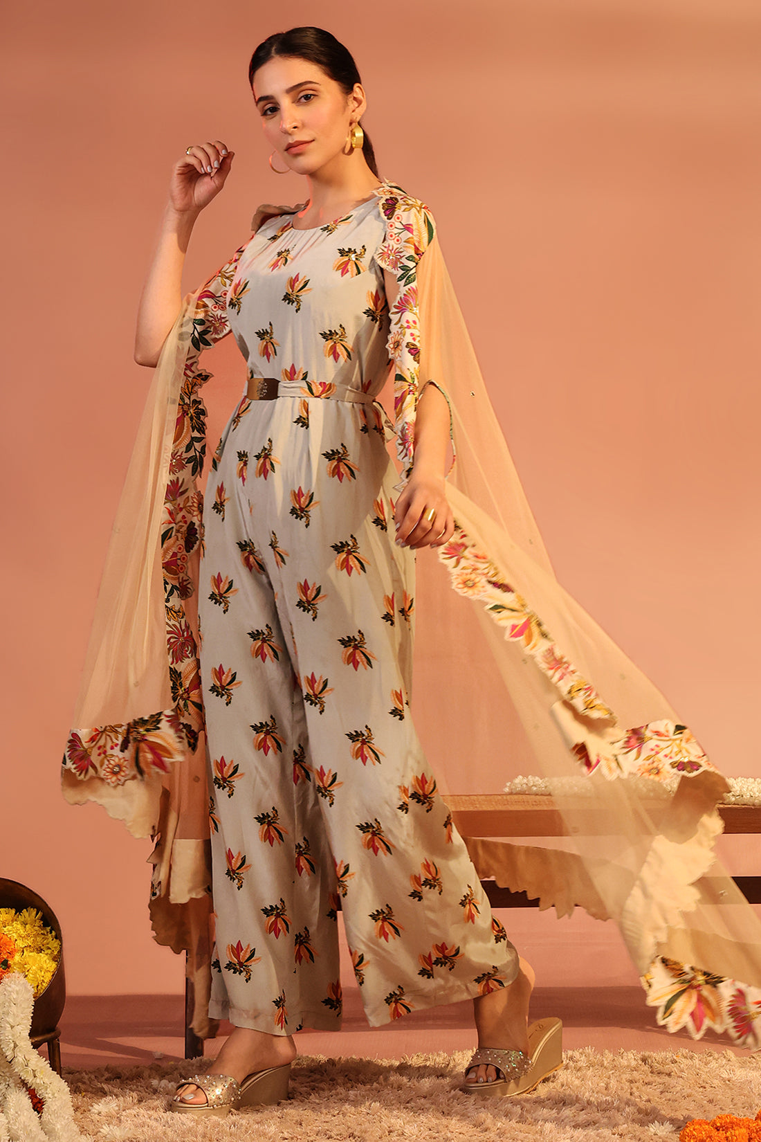 Arani Printed Jumpsuit set