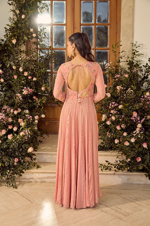Fairy Pink Anarkali Set