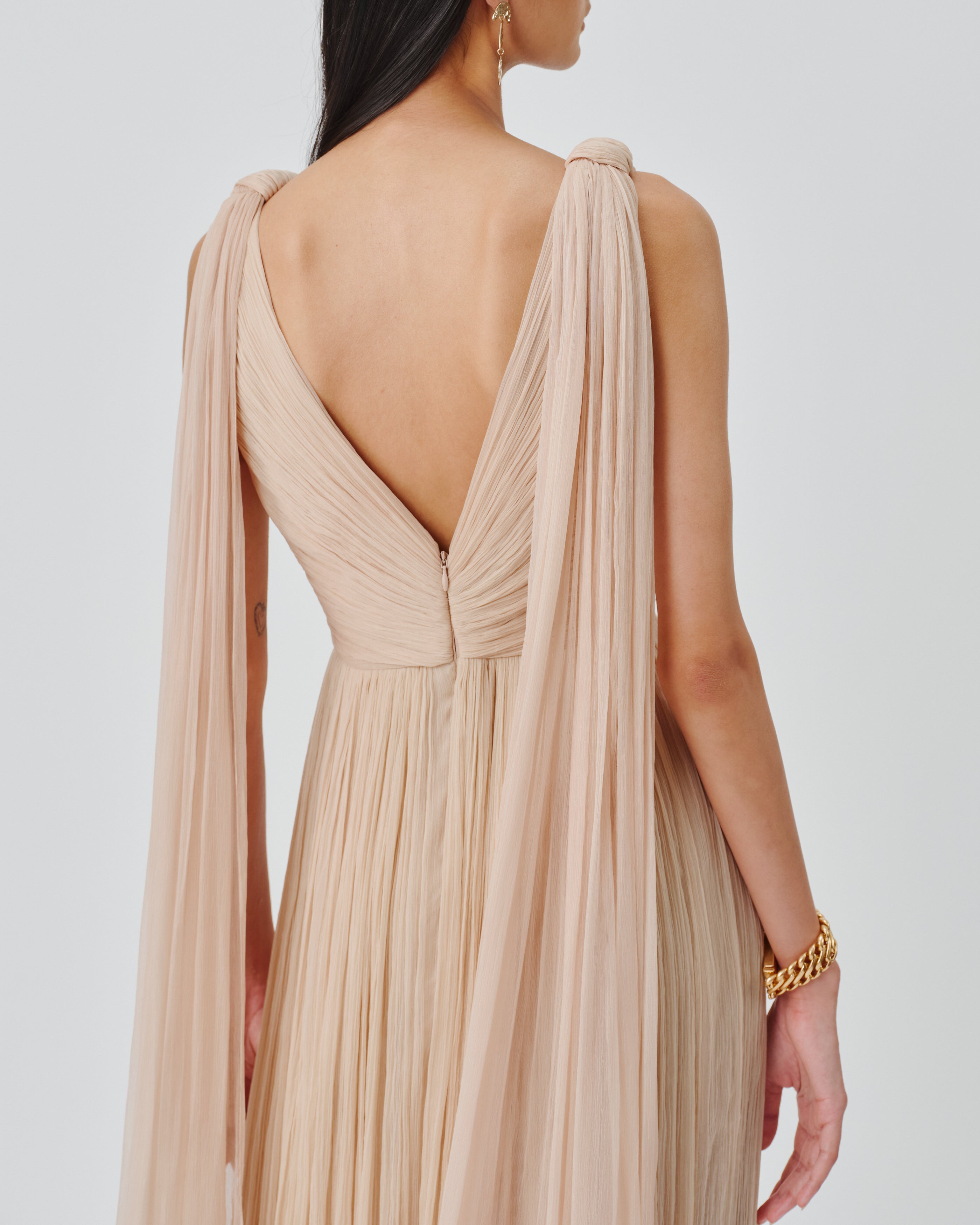 Athena Ruched Gown