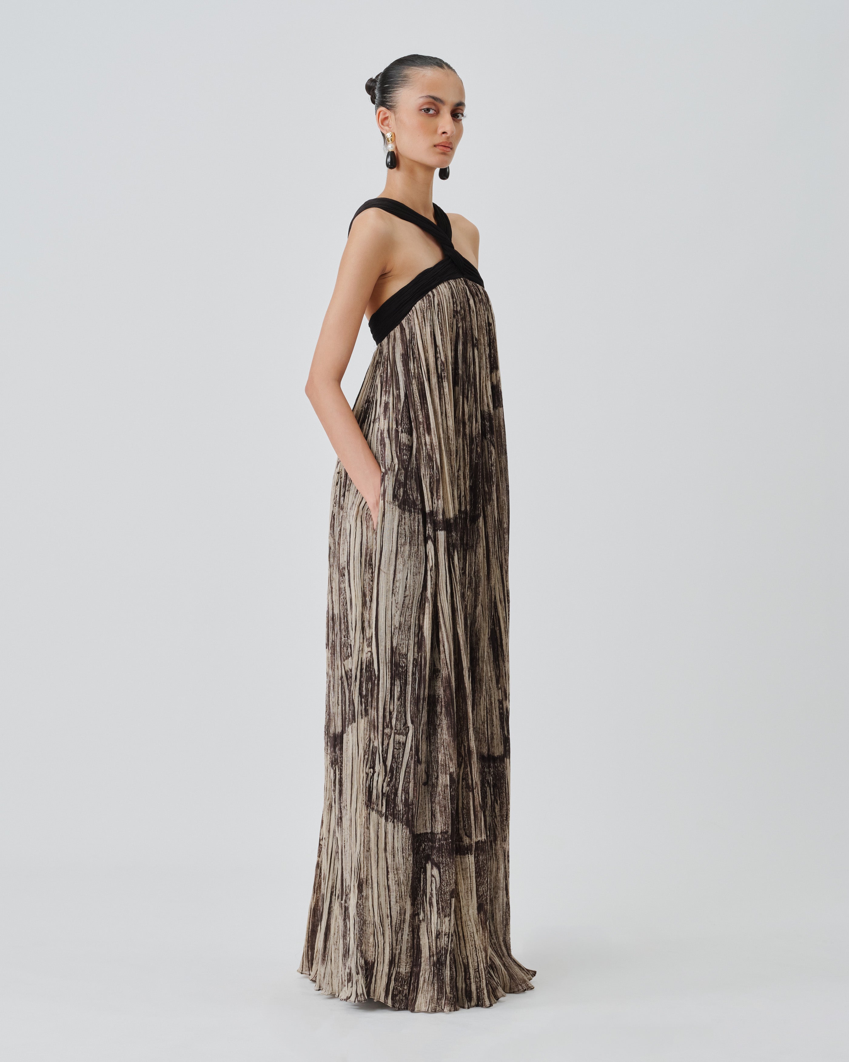 Dusk mulmul dress