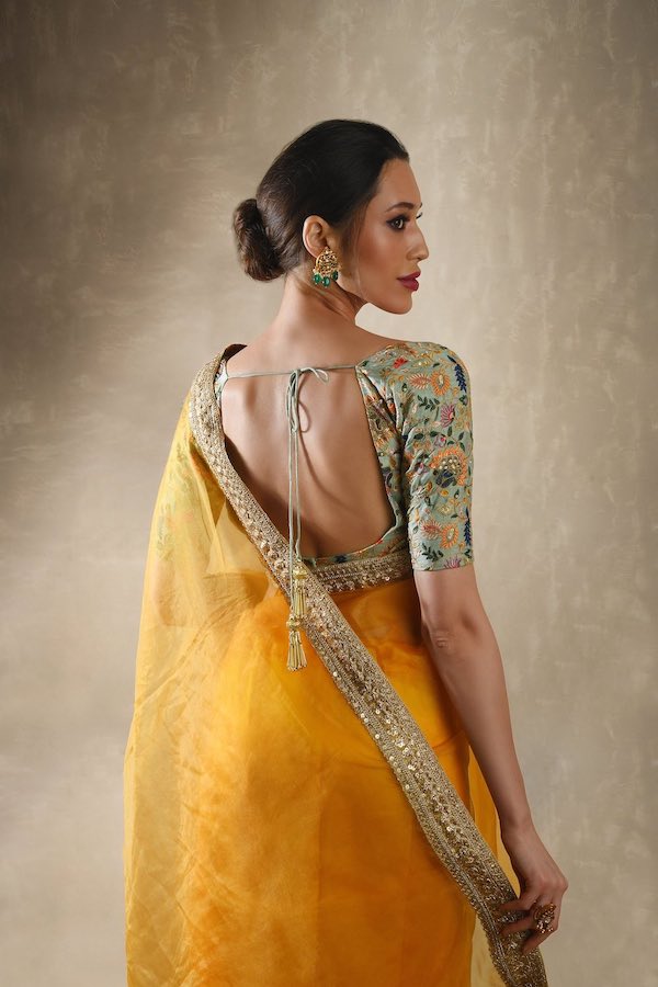 Sunflower sari set