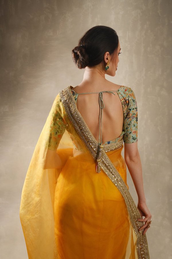 Sunflower sari set