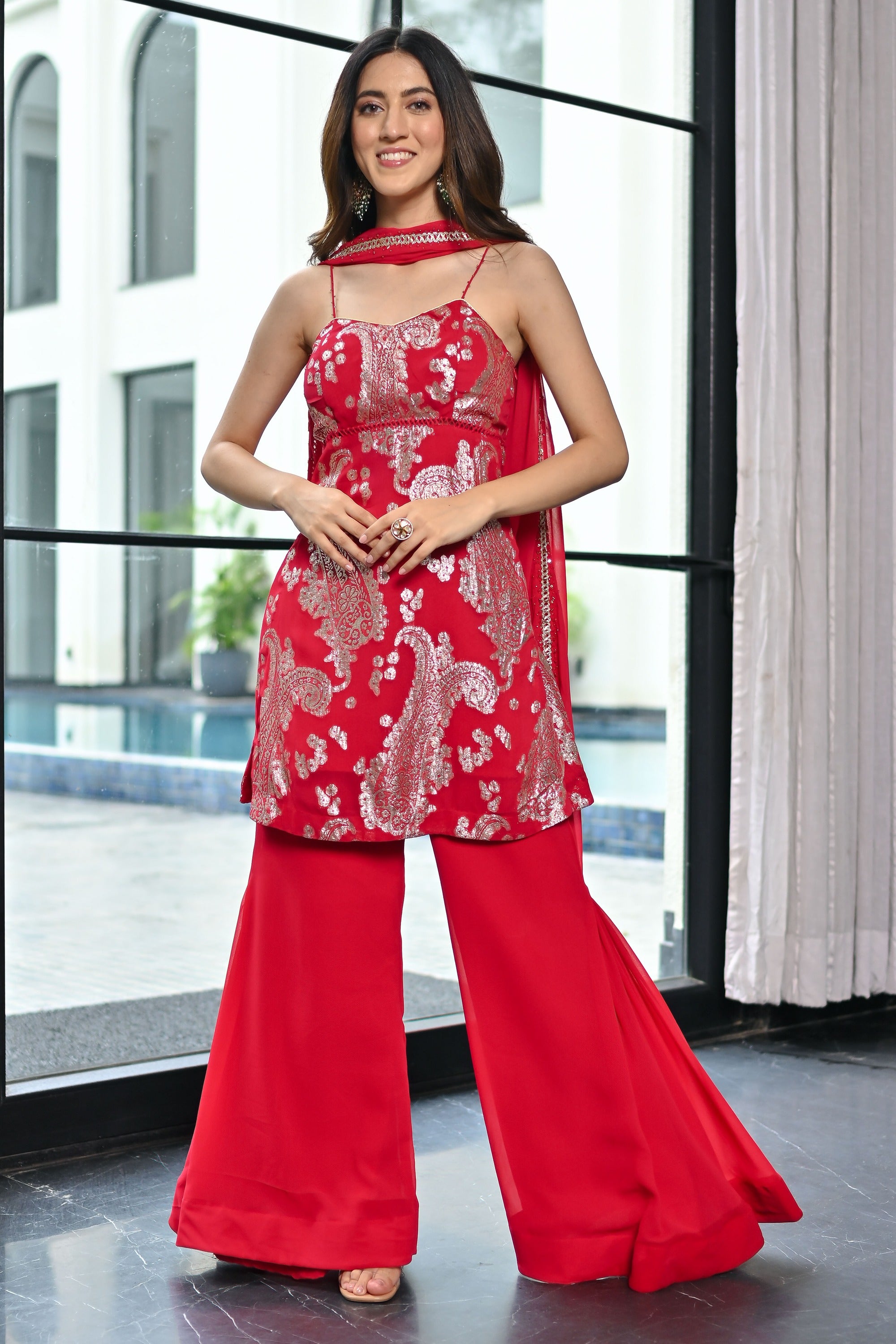 Chamkila Pink Kurta Set