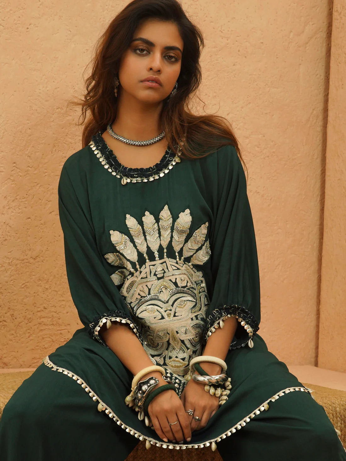 LINA EMBELLISHED MASK CO-ORD SET