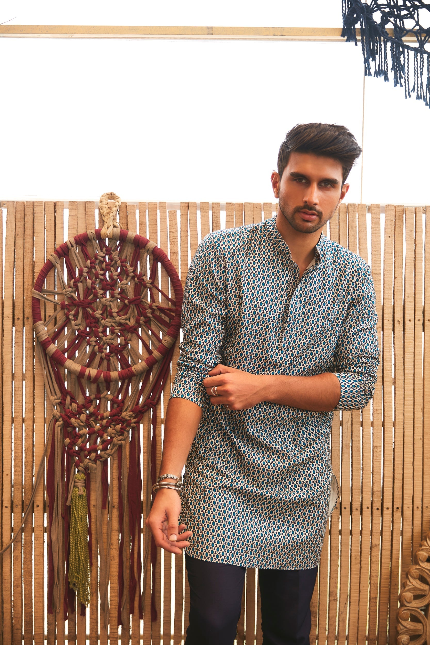 BLUE KURTA SET