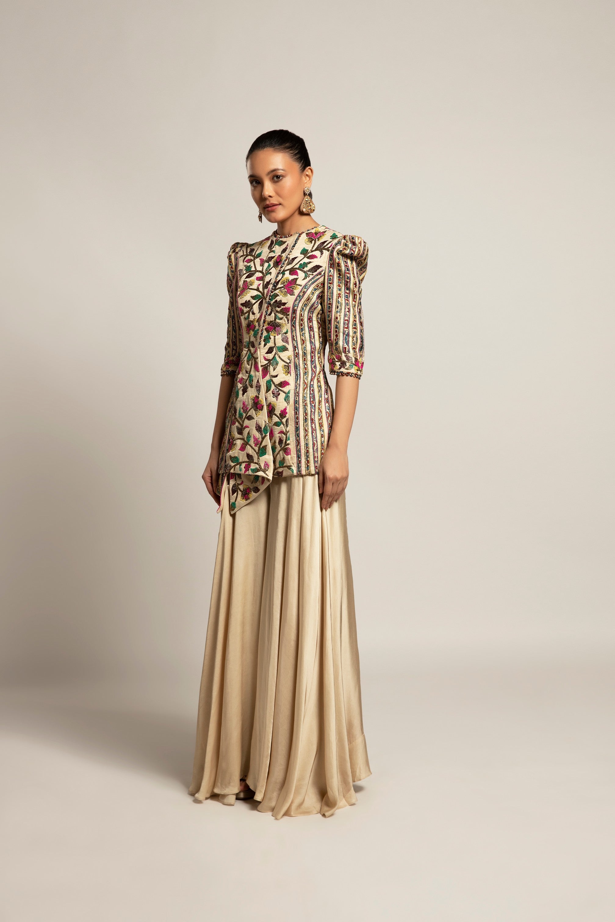 Hypnotic Ivory jacket with flare pants