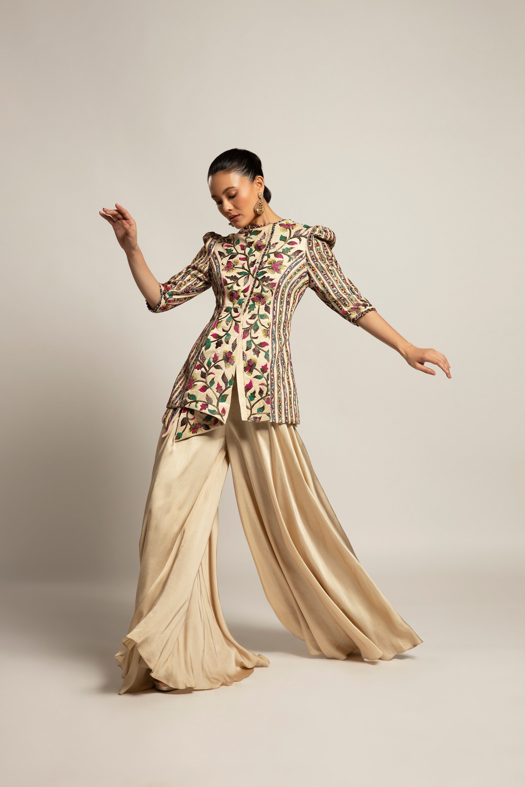 Hypnotic Ivory jacket with flare pants