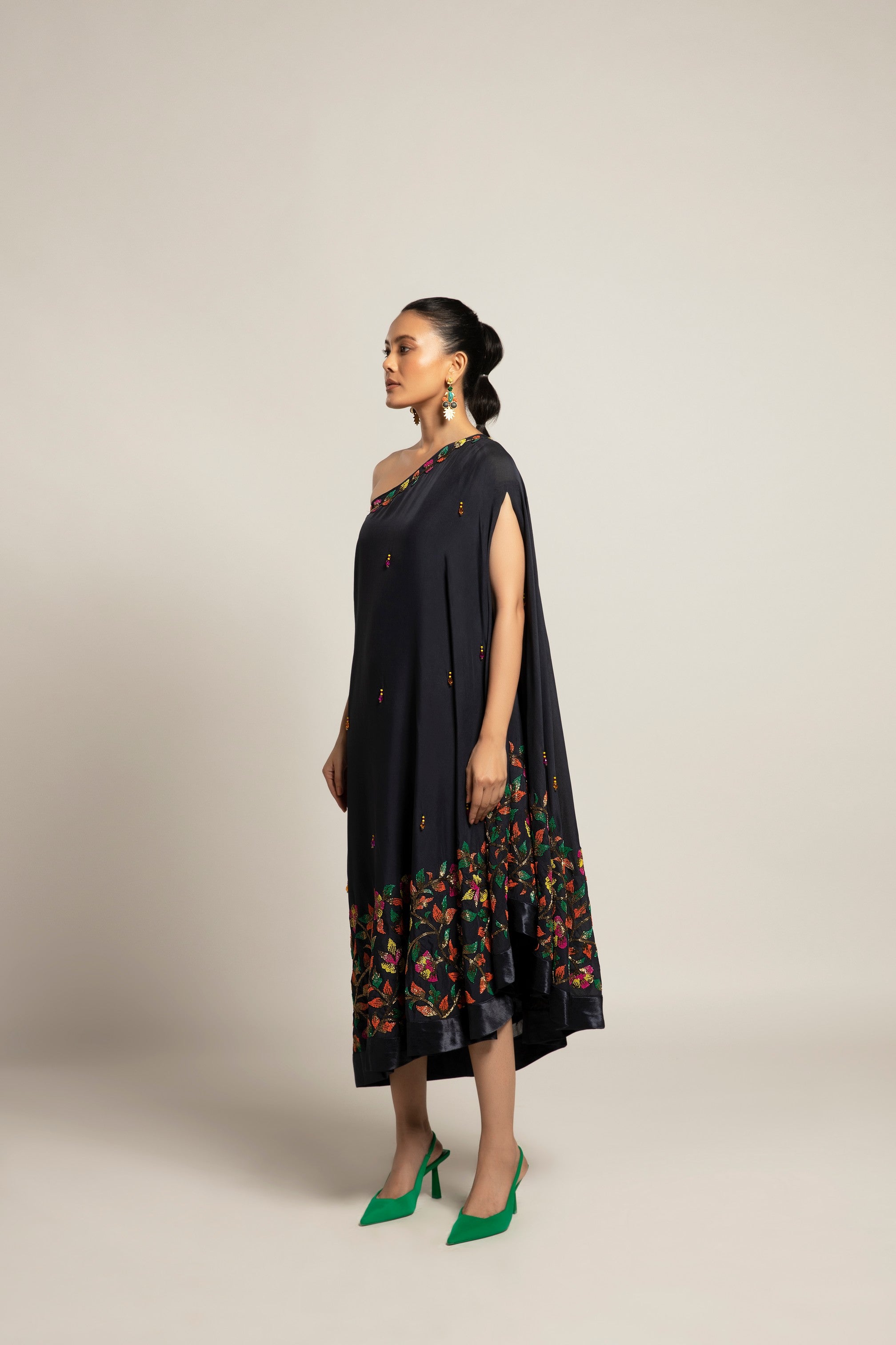 Enticing Deep blue kaaftan
