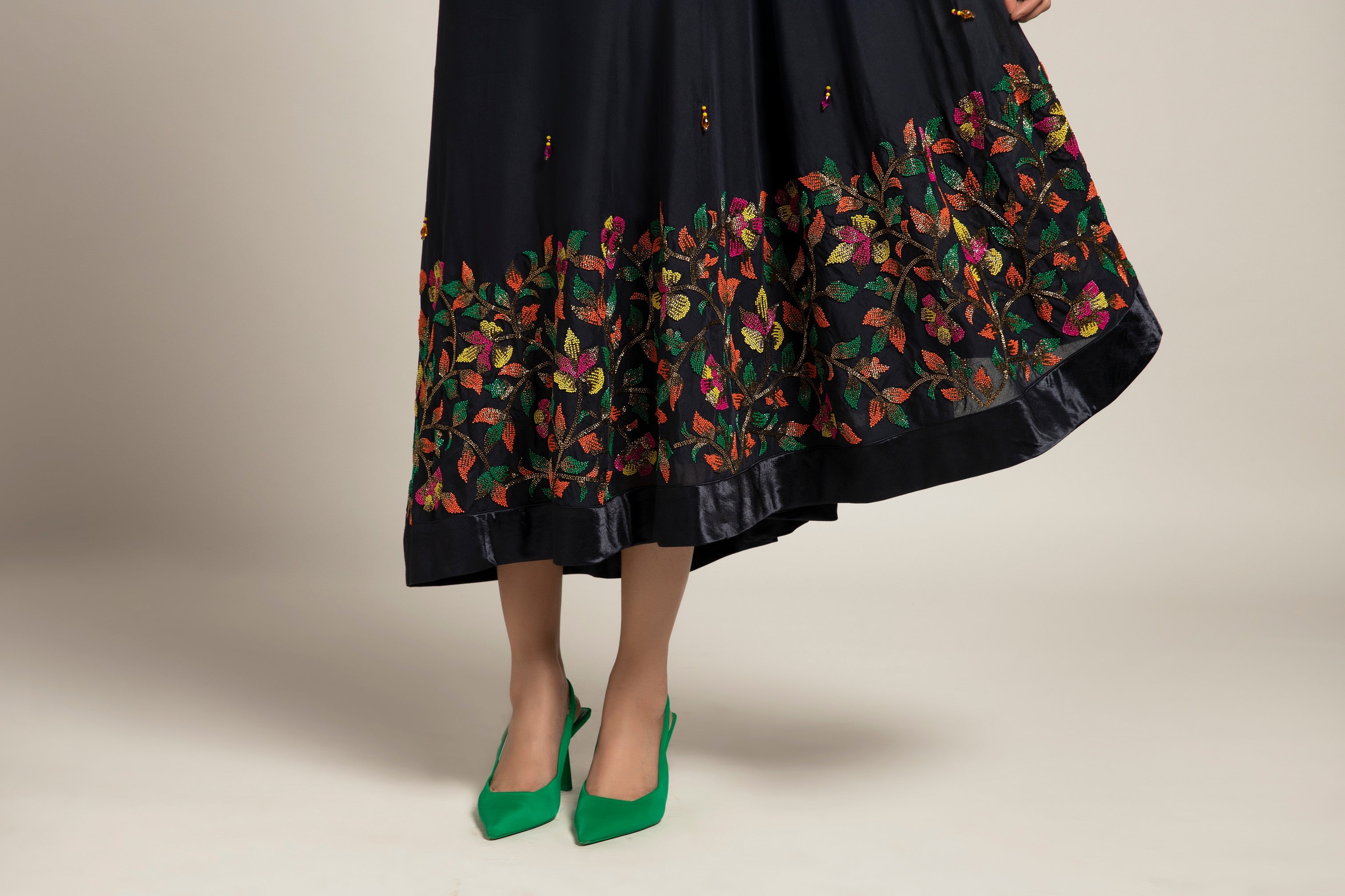 Enticing Deep blue kaaftan