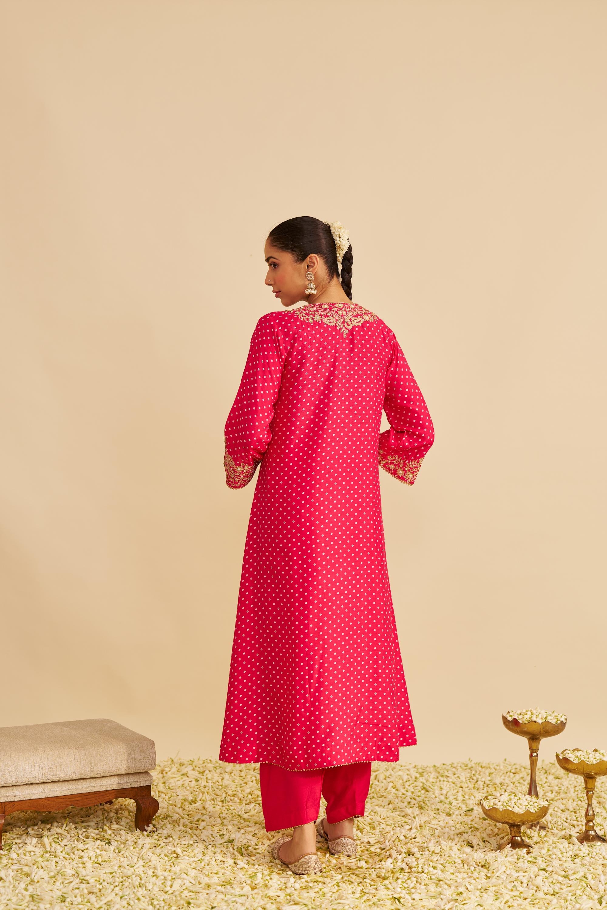 KAYRA - SHORT GATHERED CHAUGA WITH SALWAR