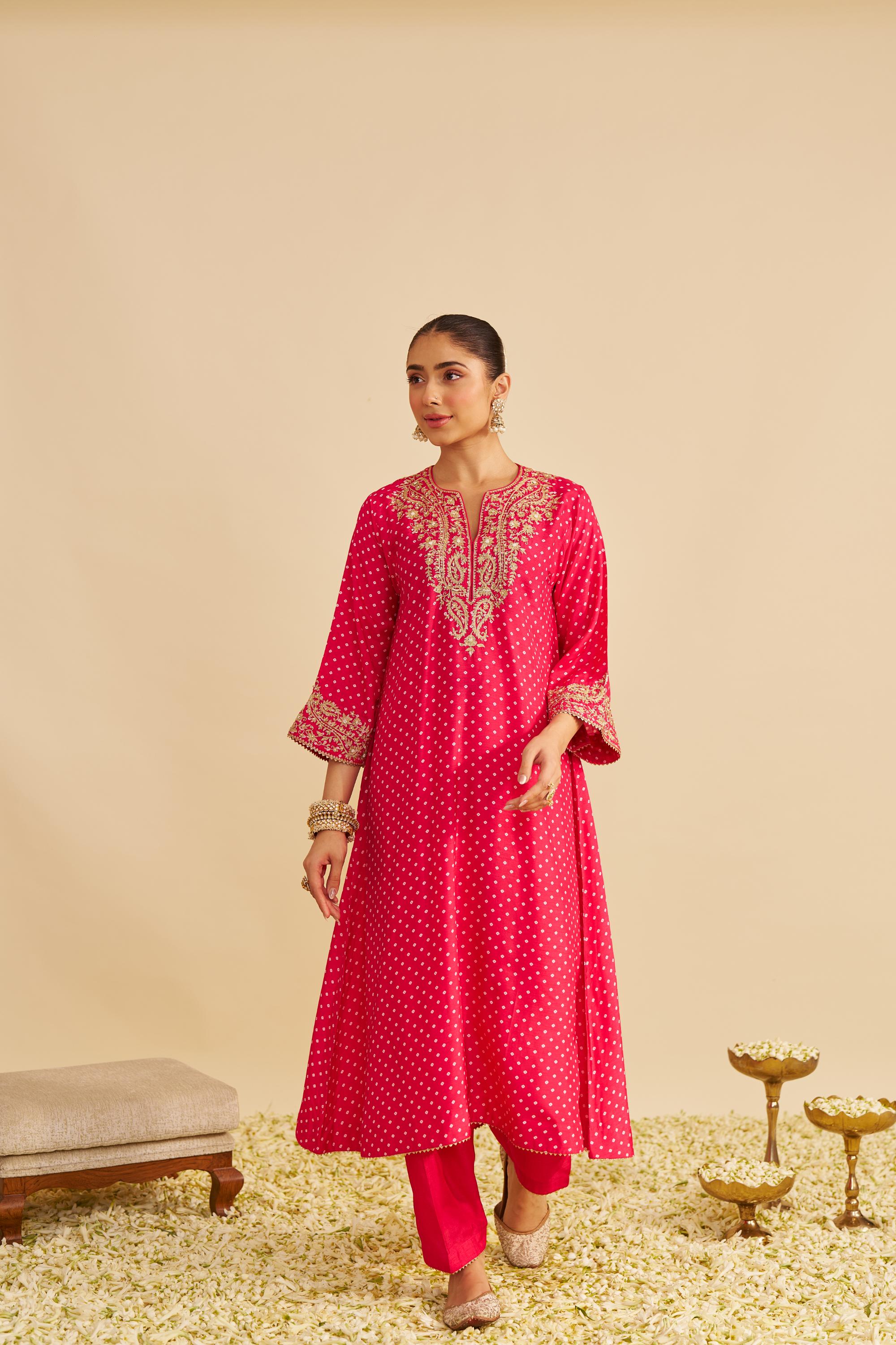 KAYRA - SHORT GATHERED CHAUGA WITH SALWAR