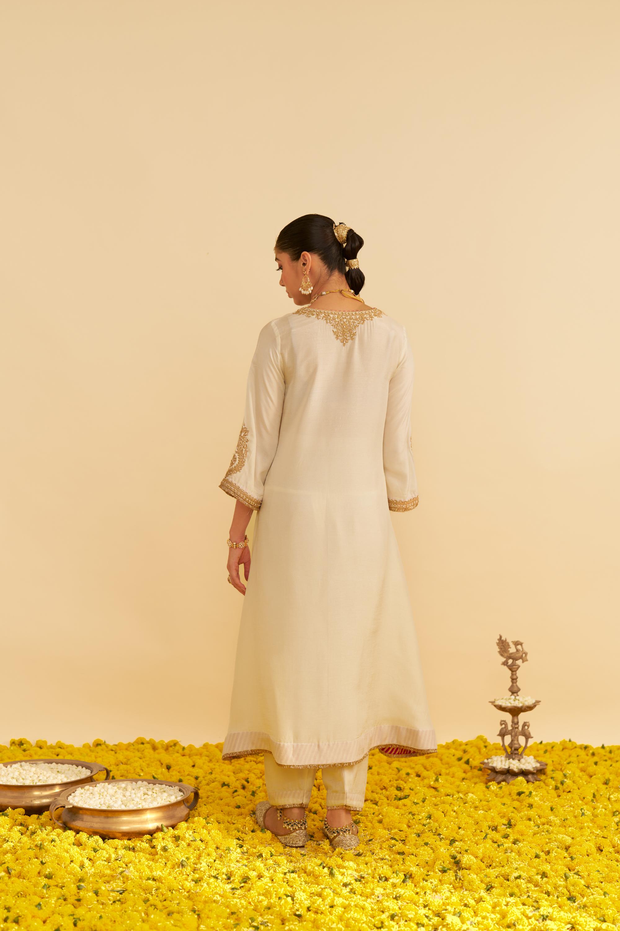 HAAYAT - LONG KAFTAN WITH SALWAR