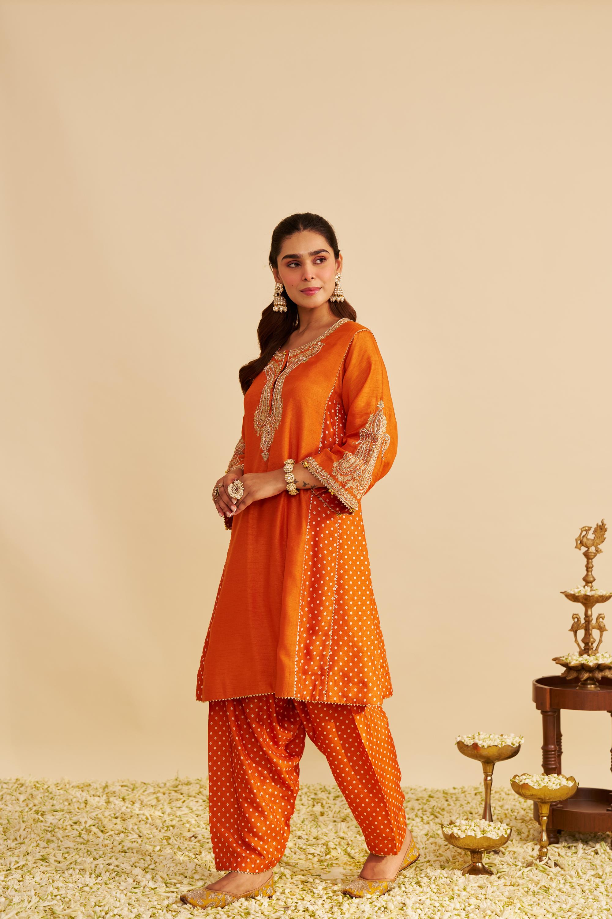 JERIAH - SHORT CHAUGA WITH SALWAR