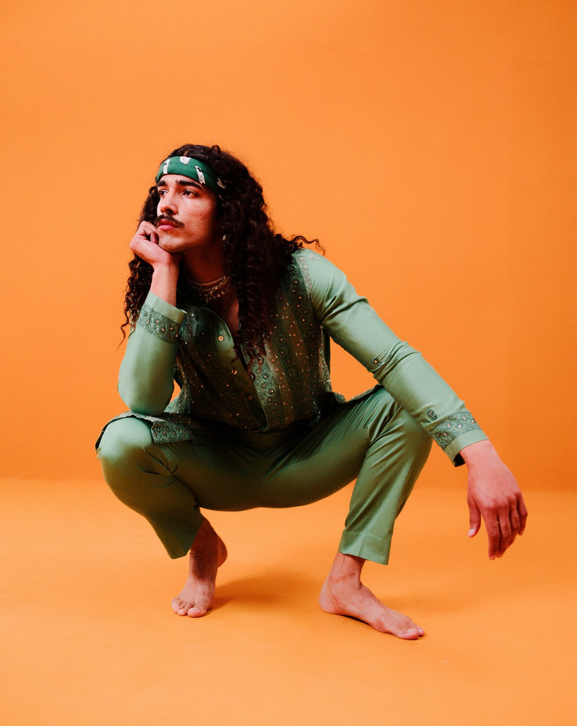 Side by side Kurta Set