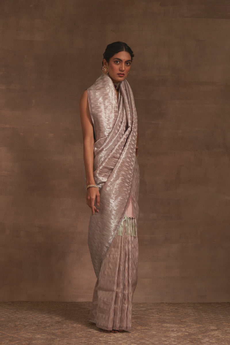 'Suhani Marmari' Tanchoi Benarasi Handloom Sari