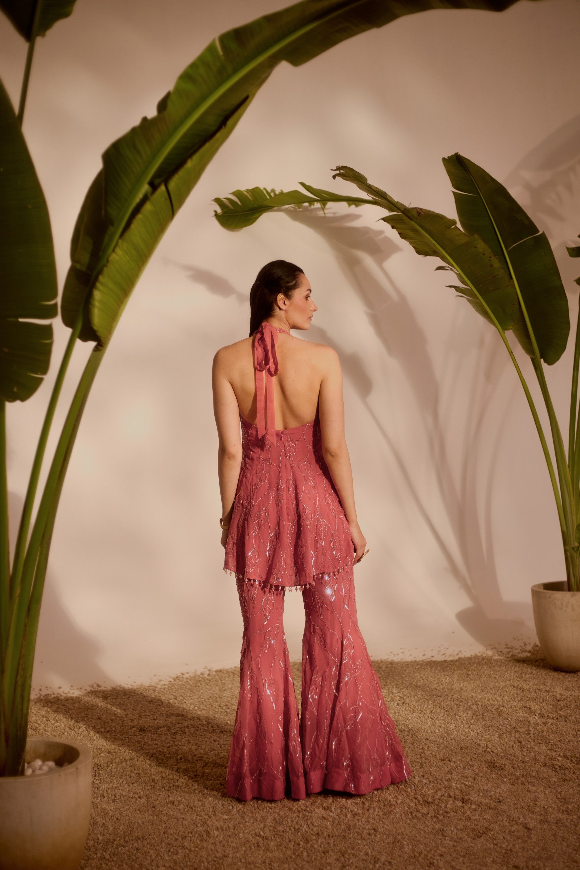 Viella Peplum Set