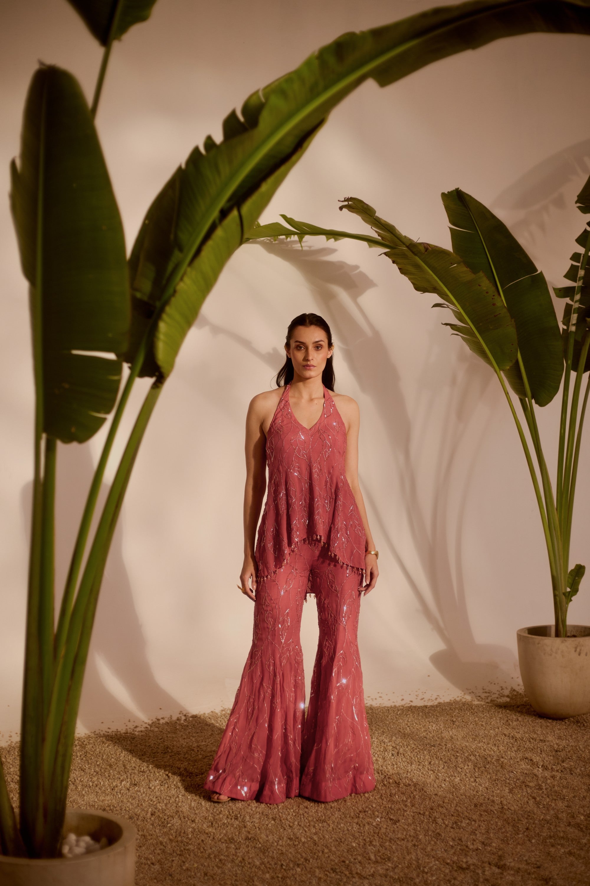 Viella Peplum Set