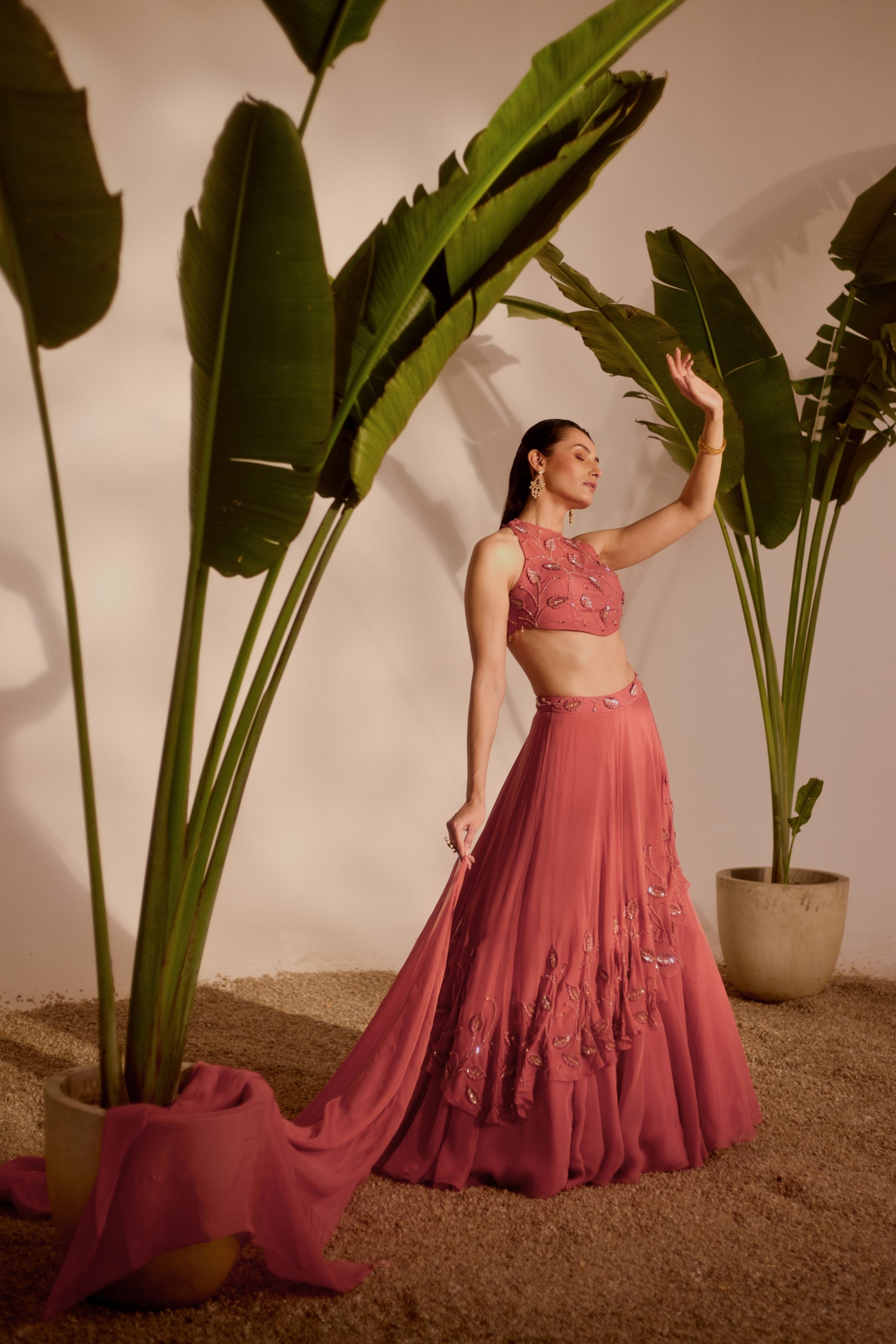 Nia Drape Lehenga