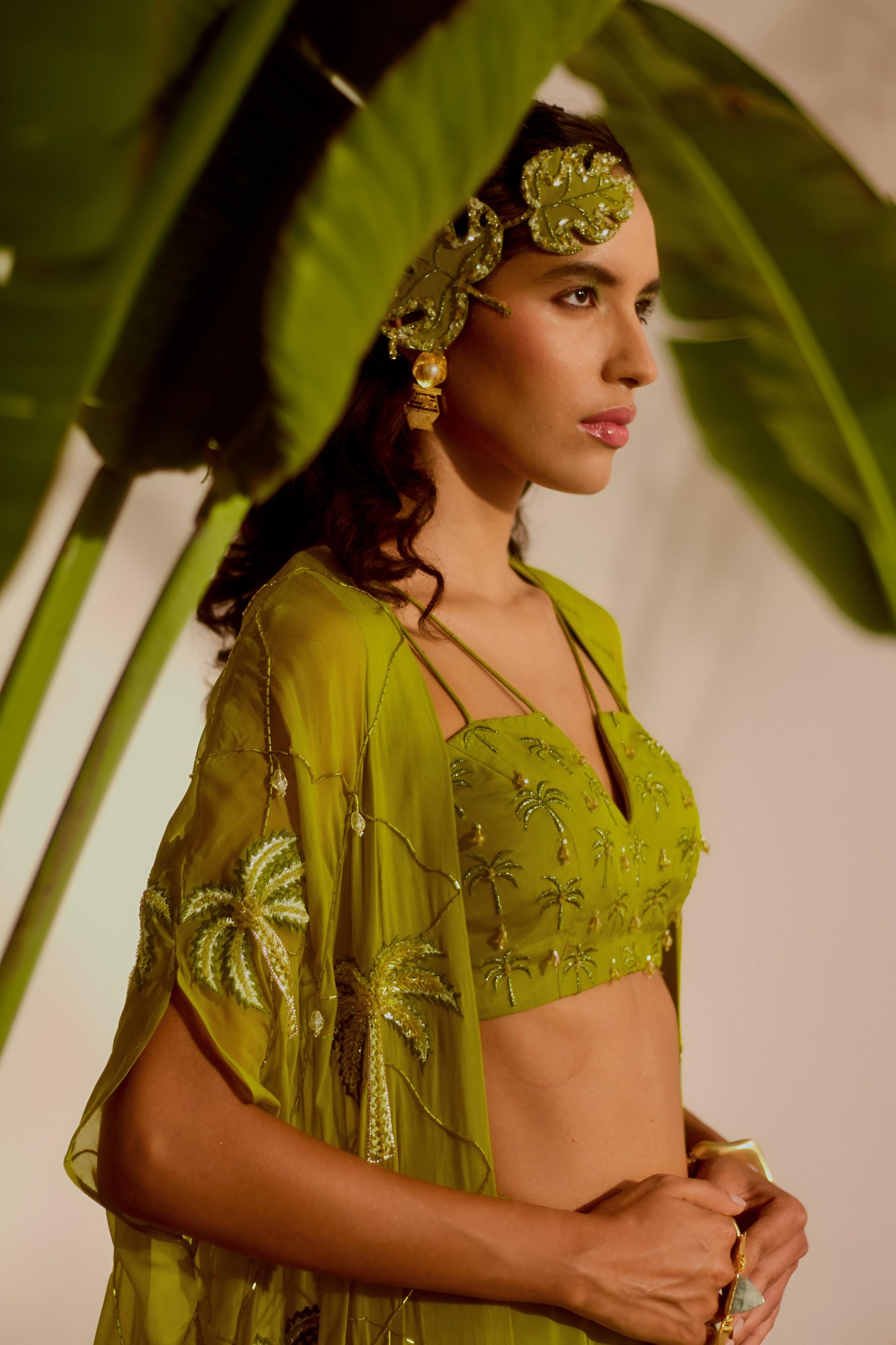 Areca Cape & Skirt Set
