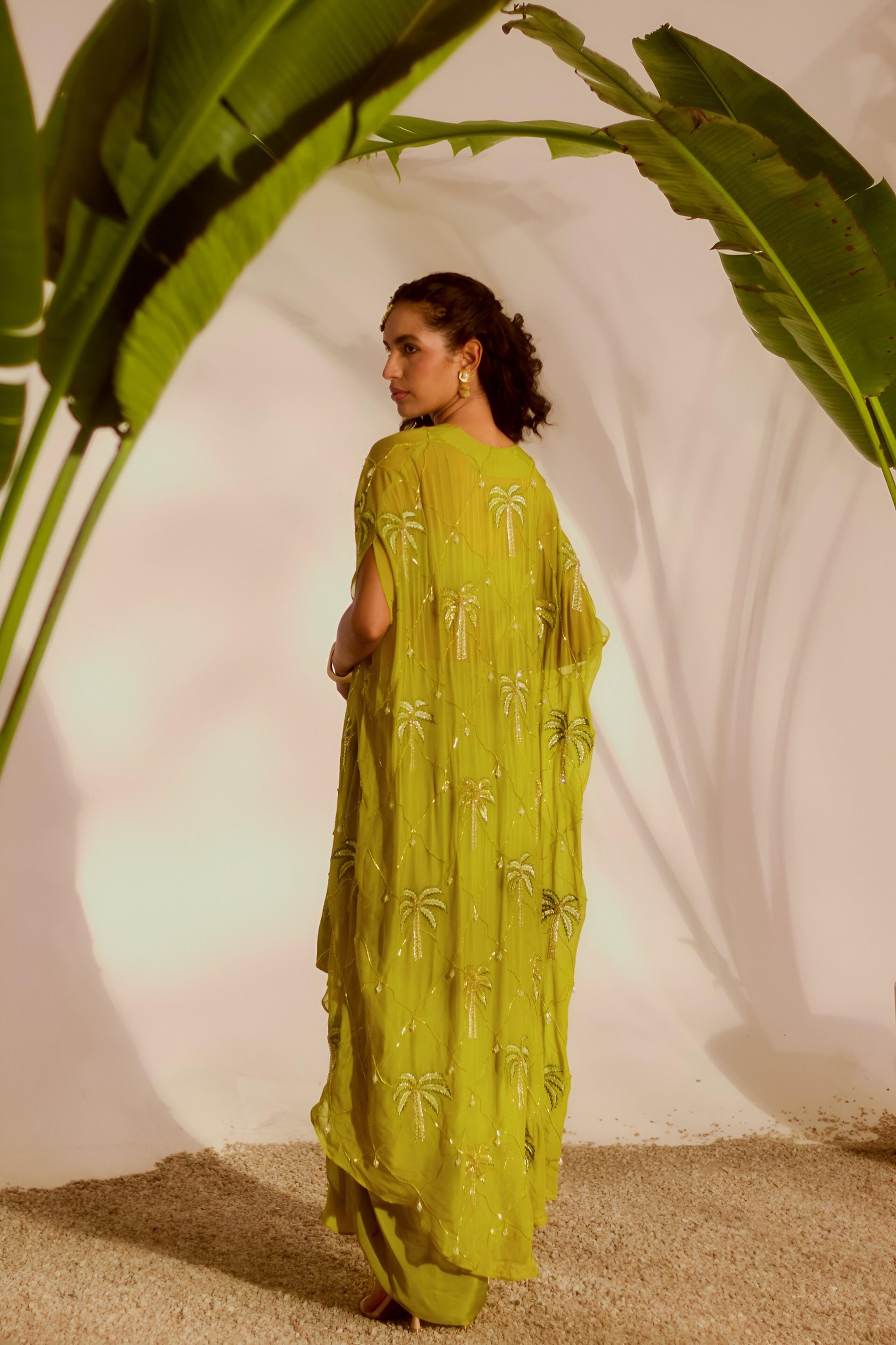Areca Cape & Skirt Set