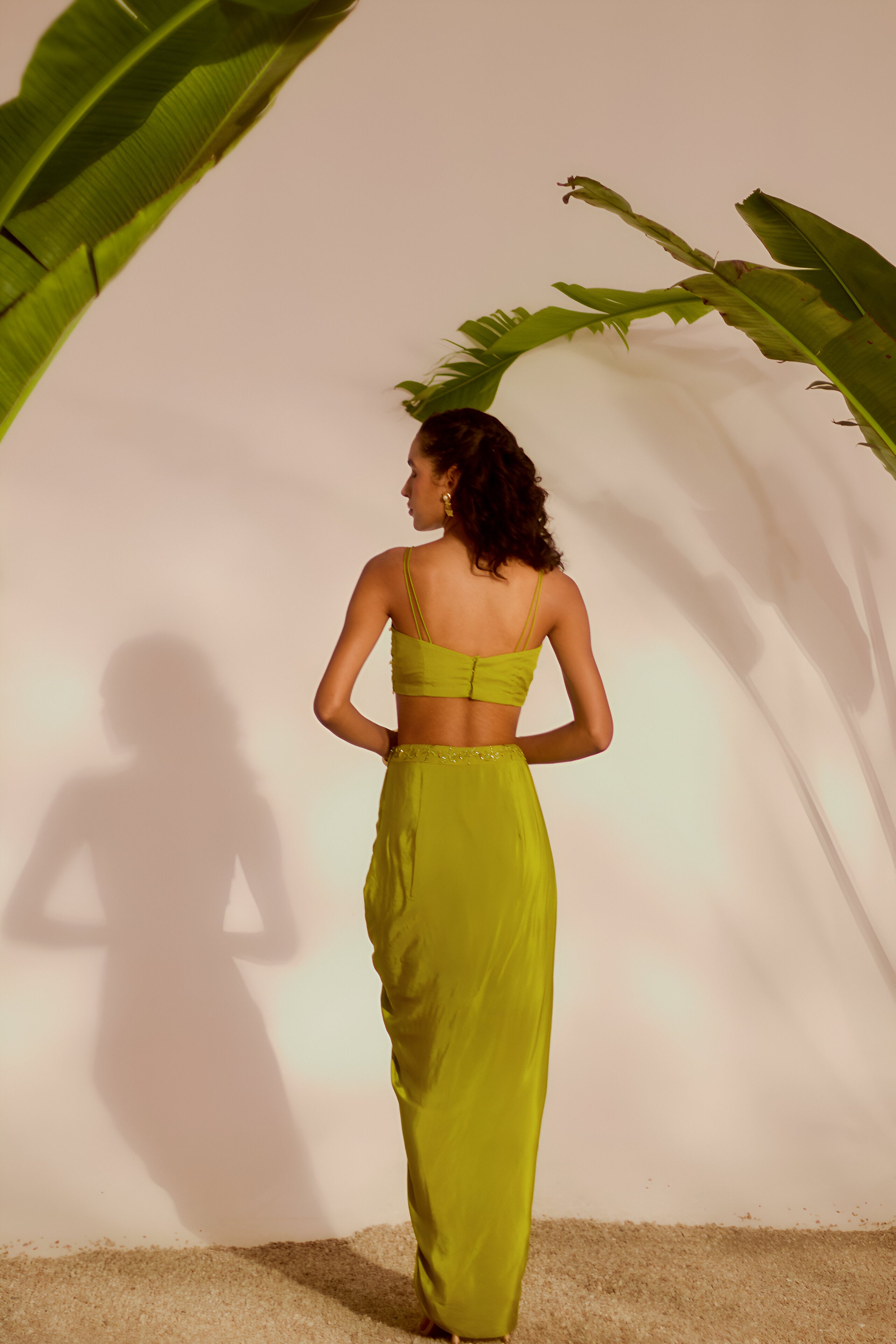 Areca Cape & Skirt Set