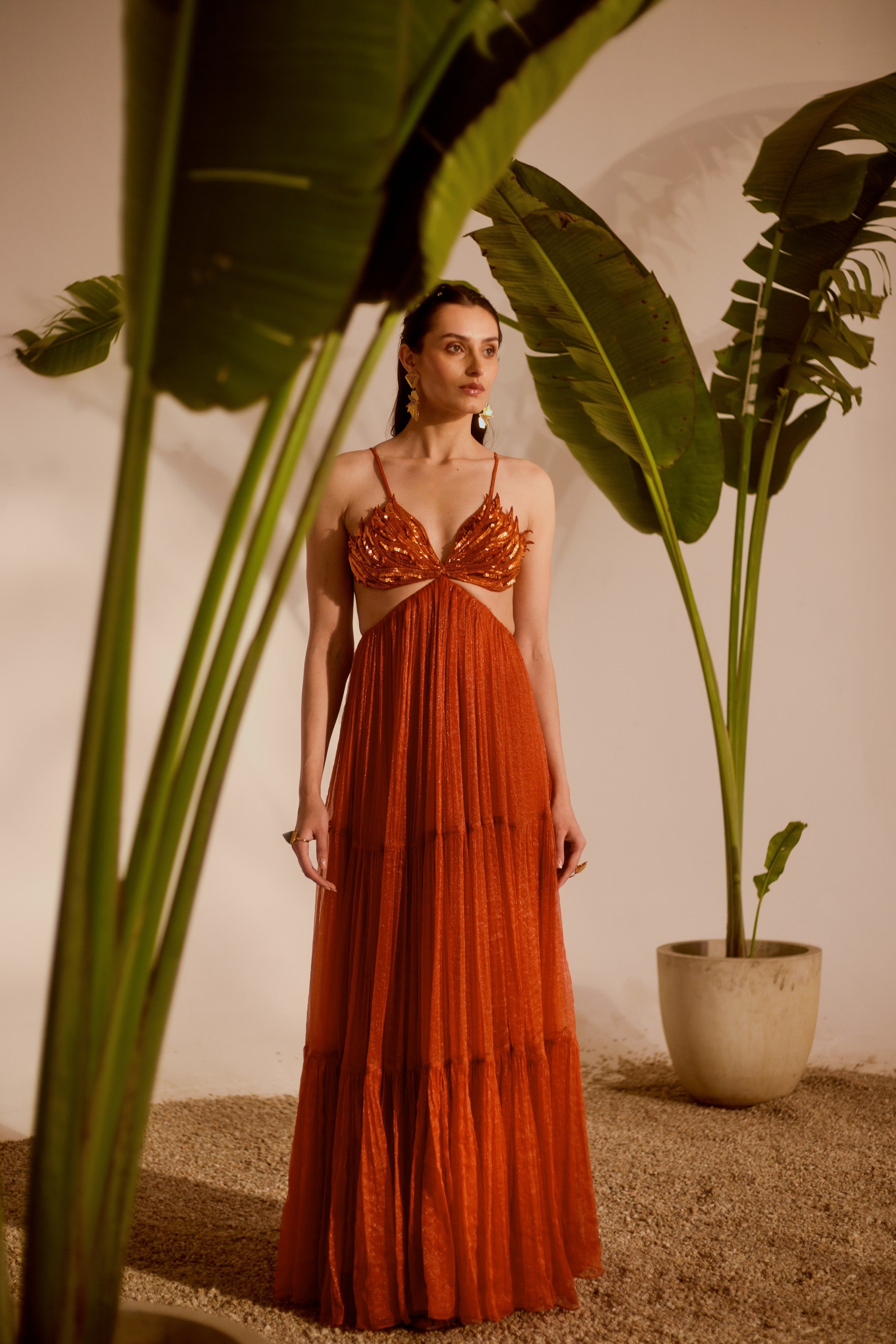 Aloha Tiered Gown