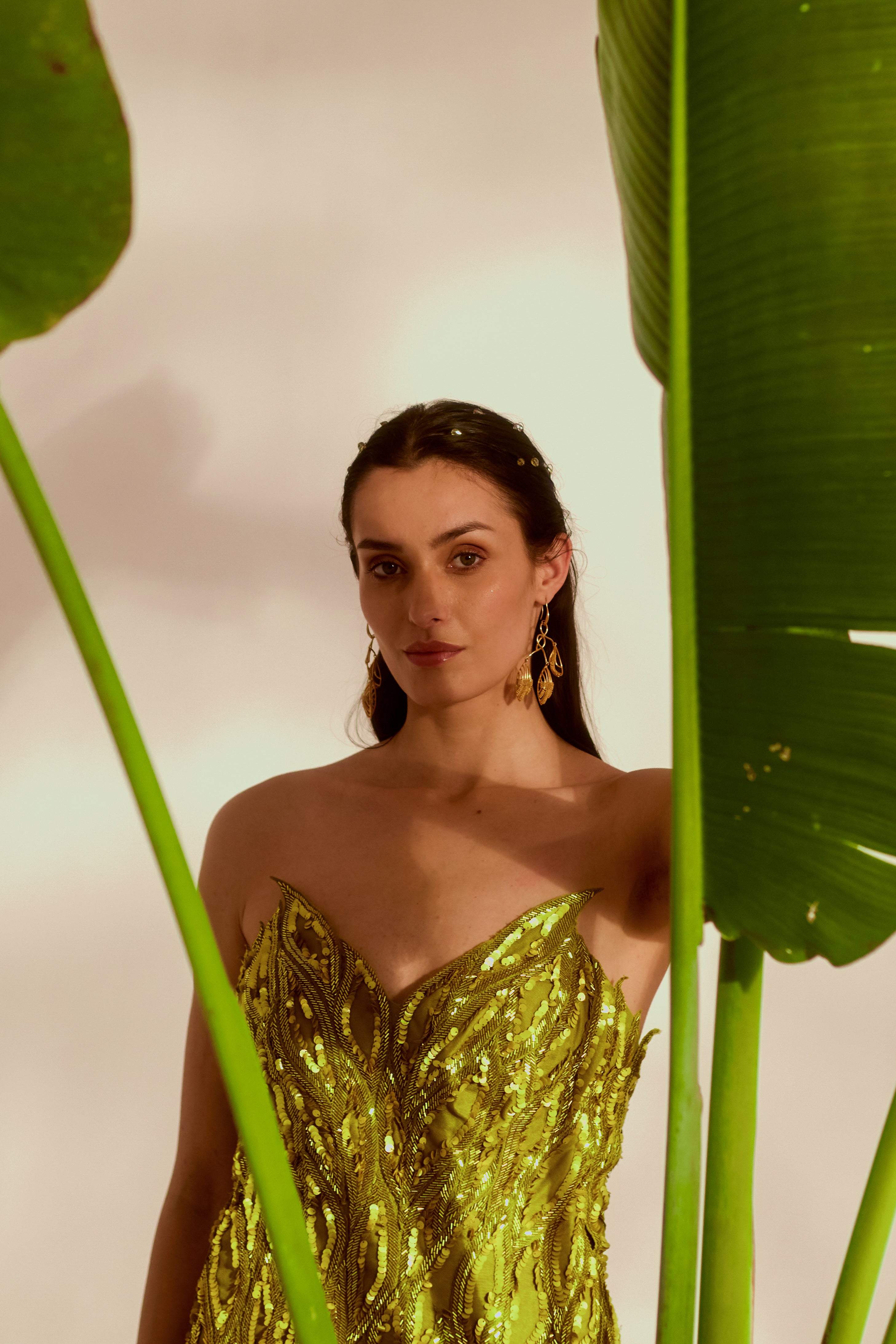 Fauna Appliqué Gown