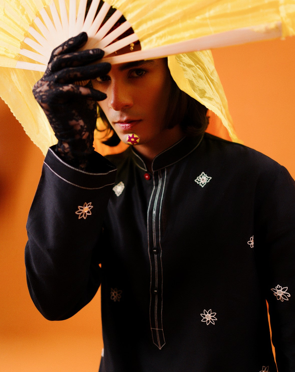 Snakes and Cranes Kurta Set