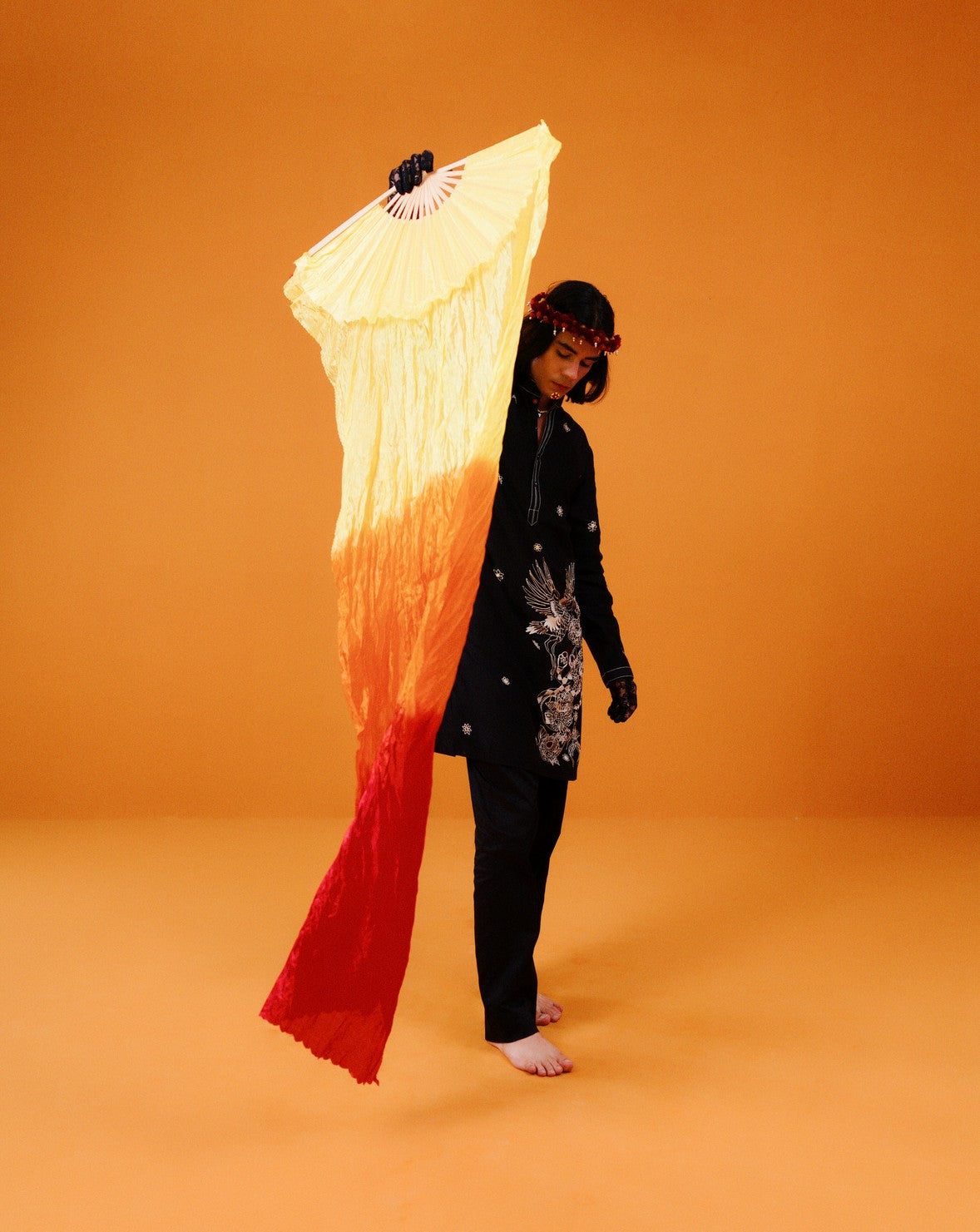 Snakes and Cranes Kurta Set