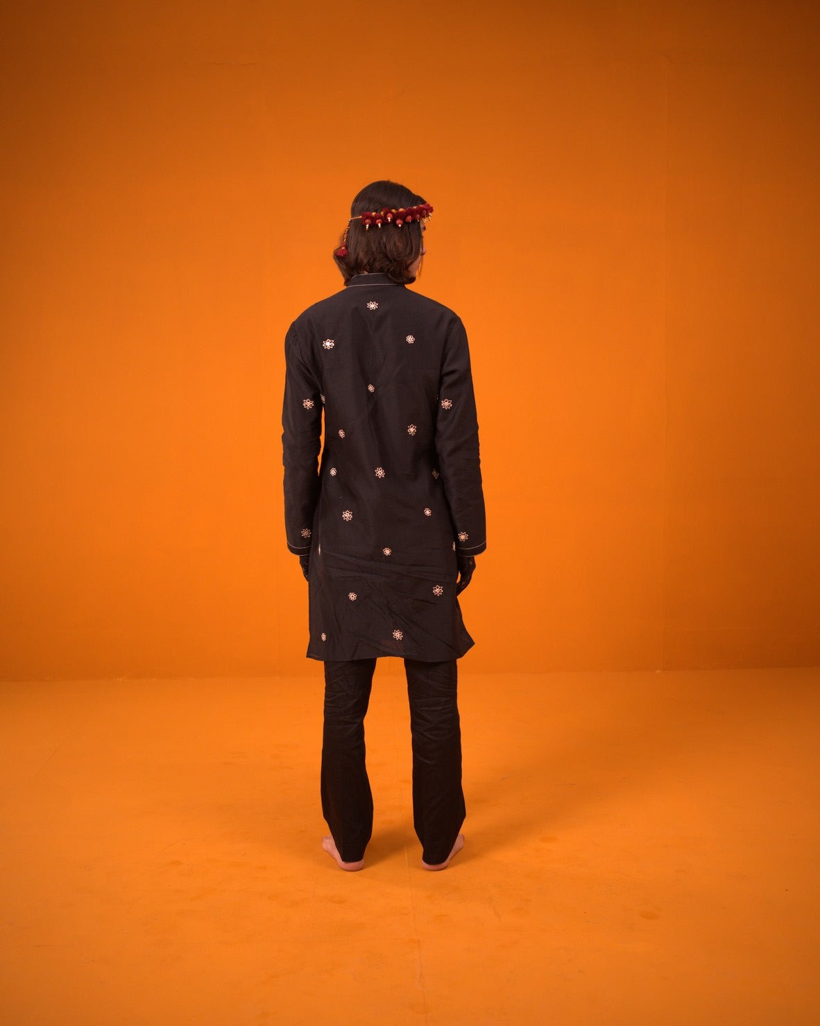 Snakes and Cranes Kurta Set