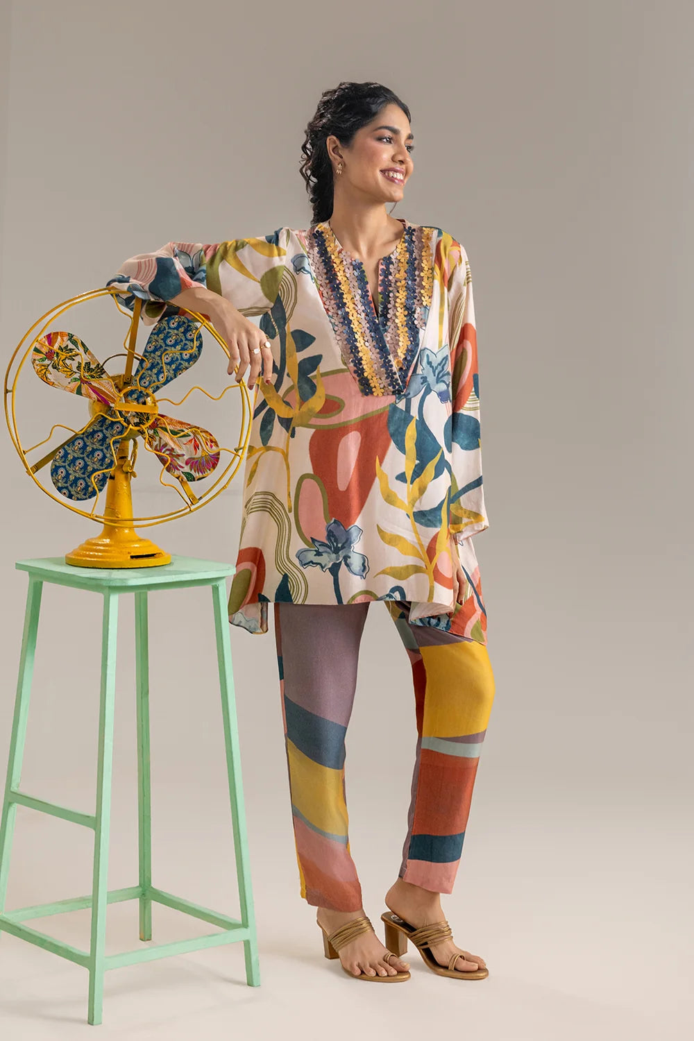 Flora Embellished Co-ord Set