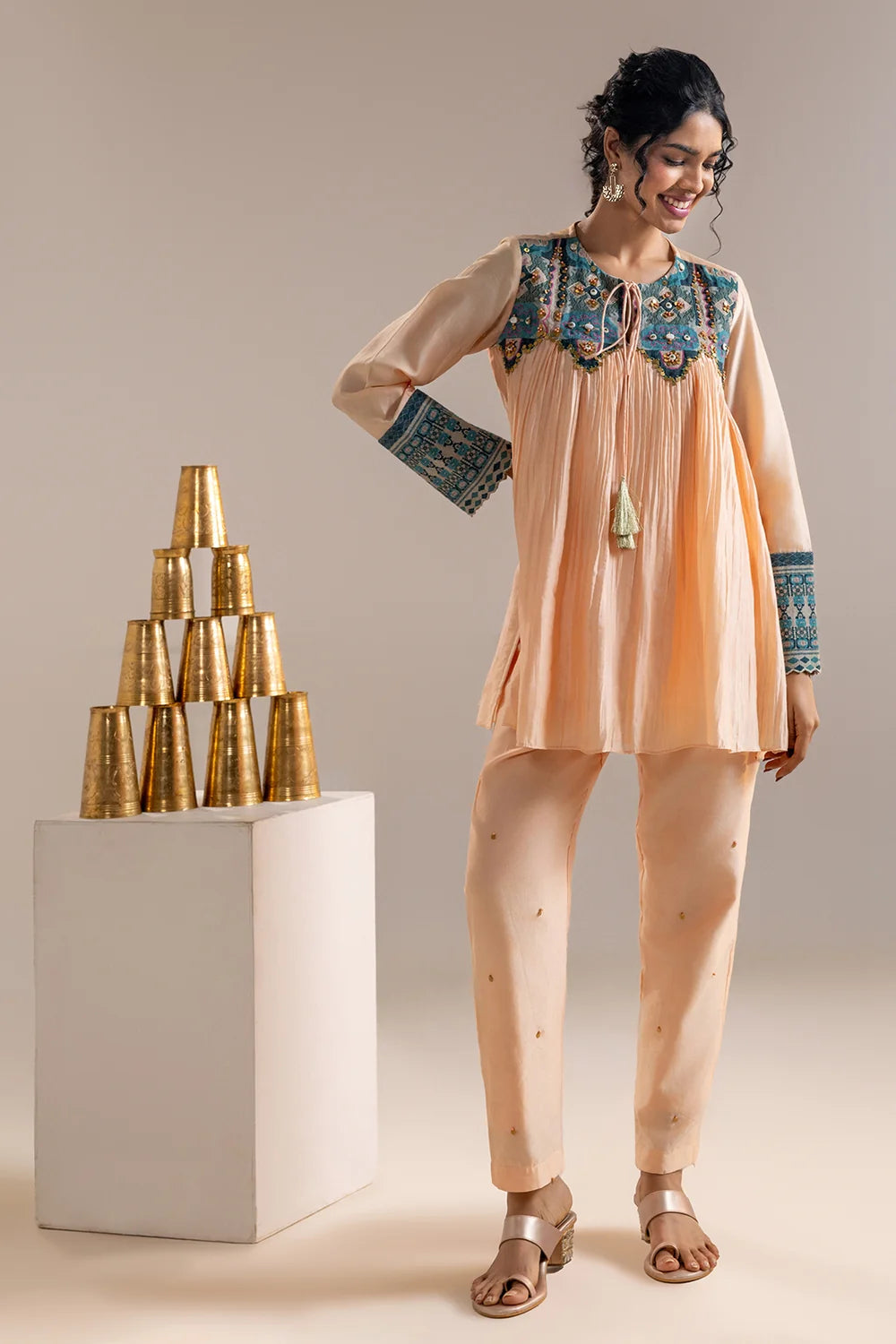 Orani Appliquéd Co-ord Set