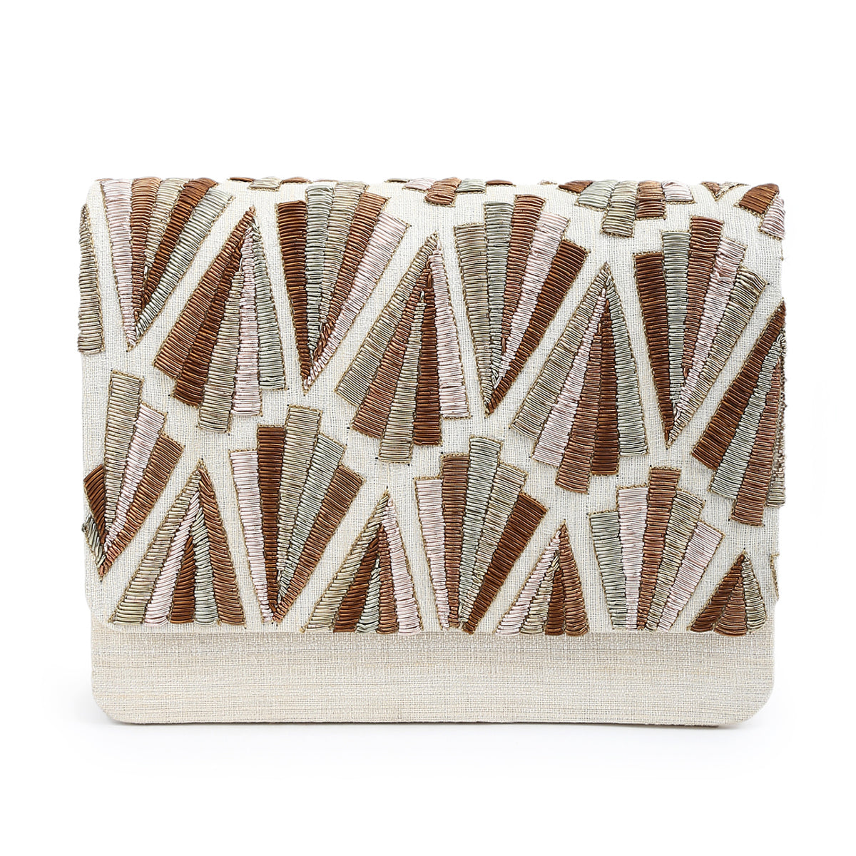 Royal gold clutch