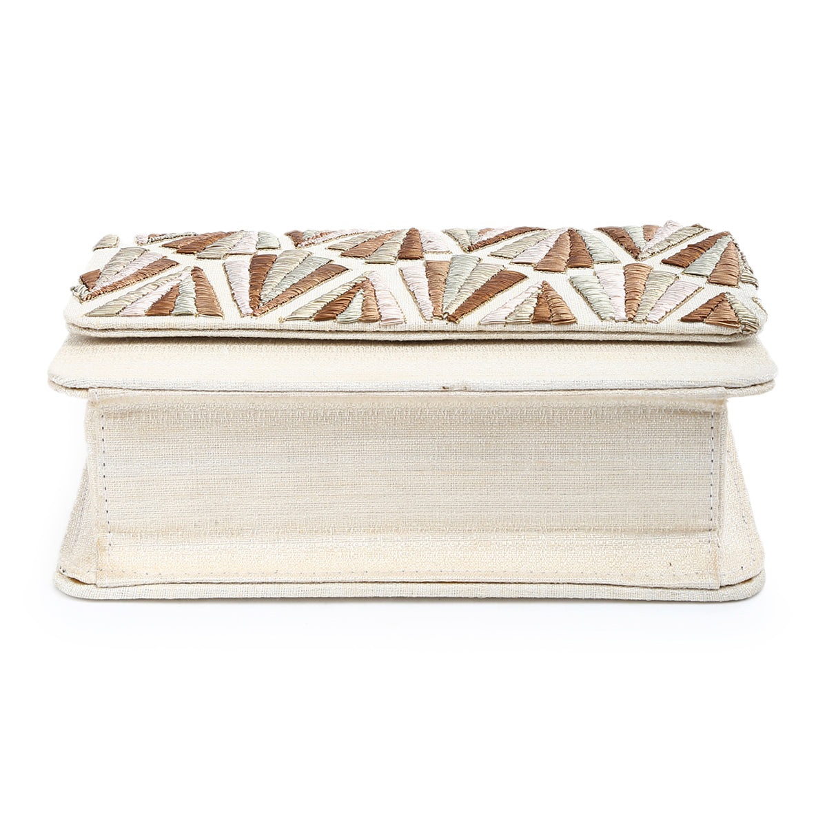 Royal gold clutch