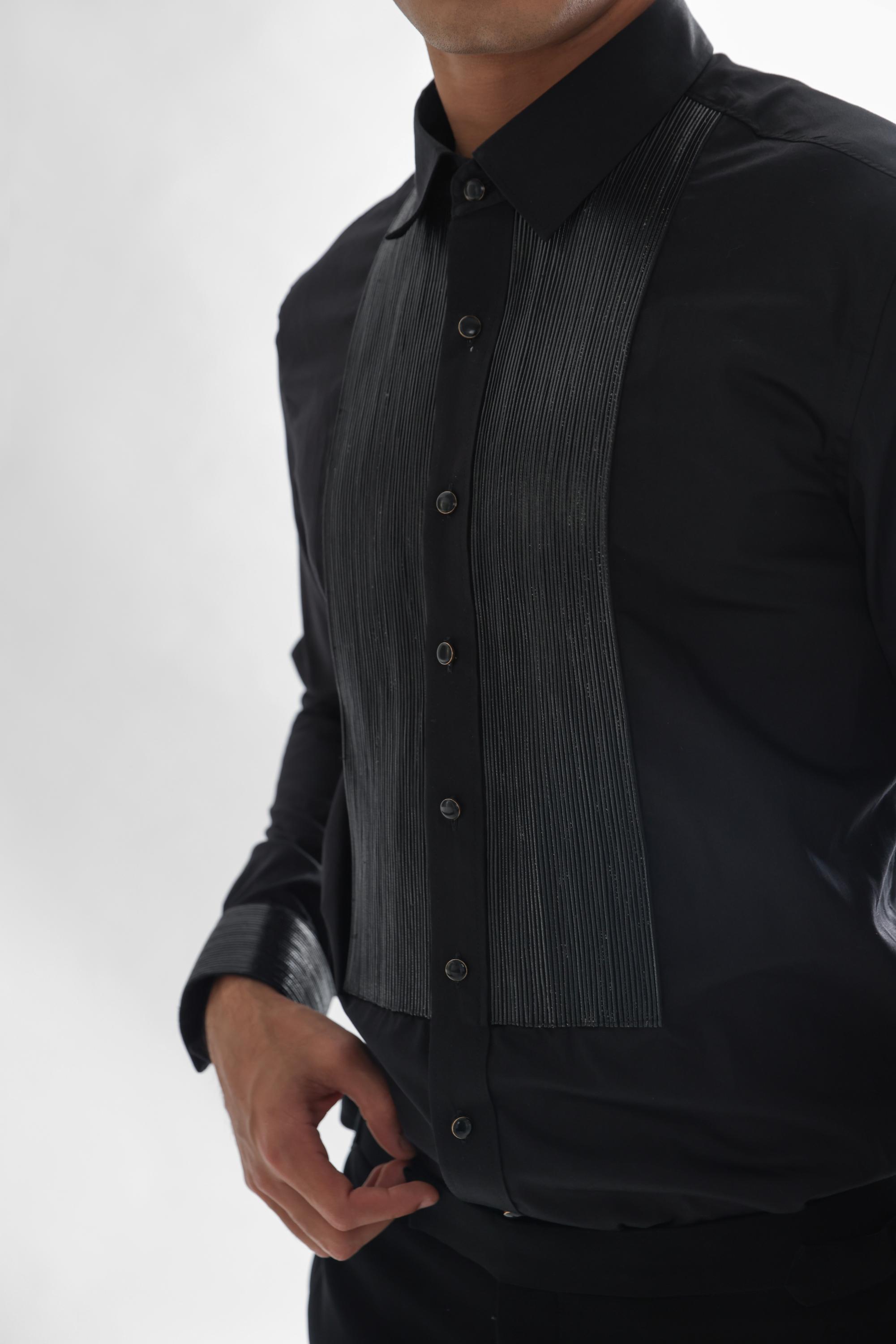 SHIRT-LEATHER CORD