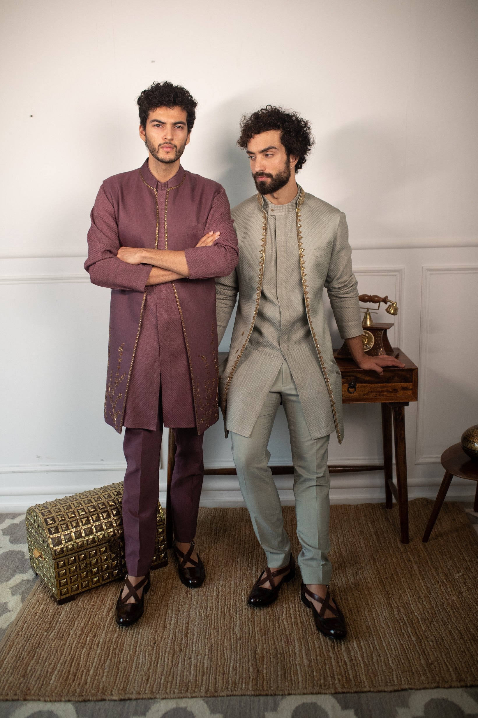 Dusty olive shrug set