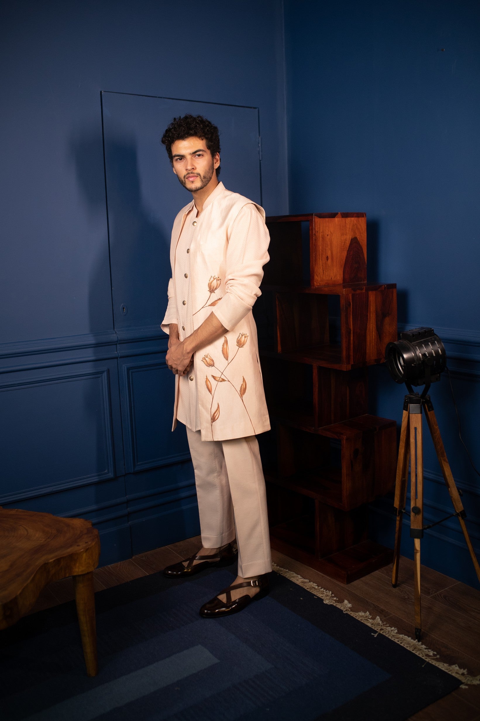 Onyx brushed shrug set