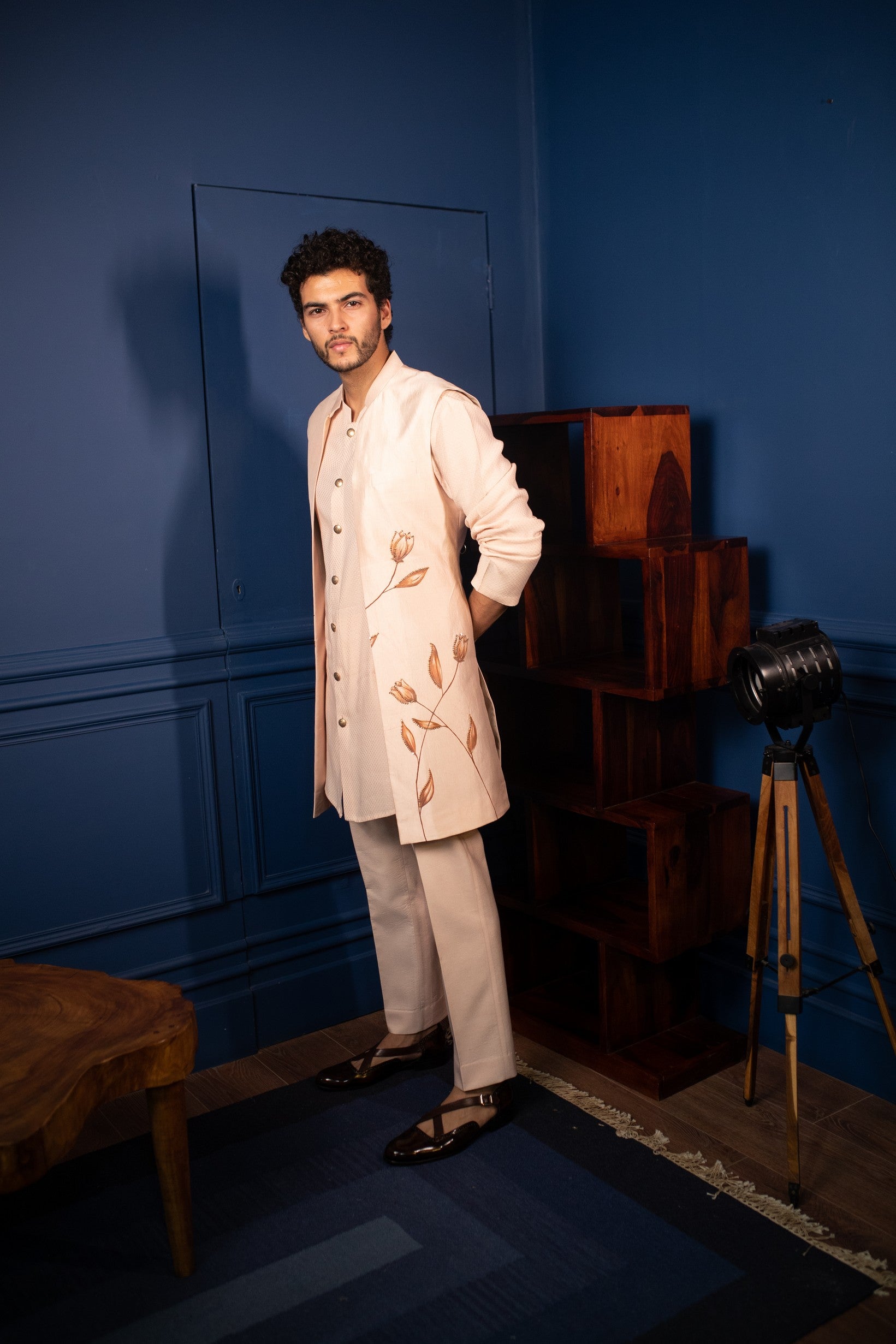 Onyx brushed shrug set