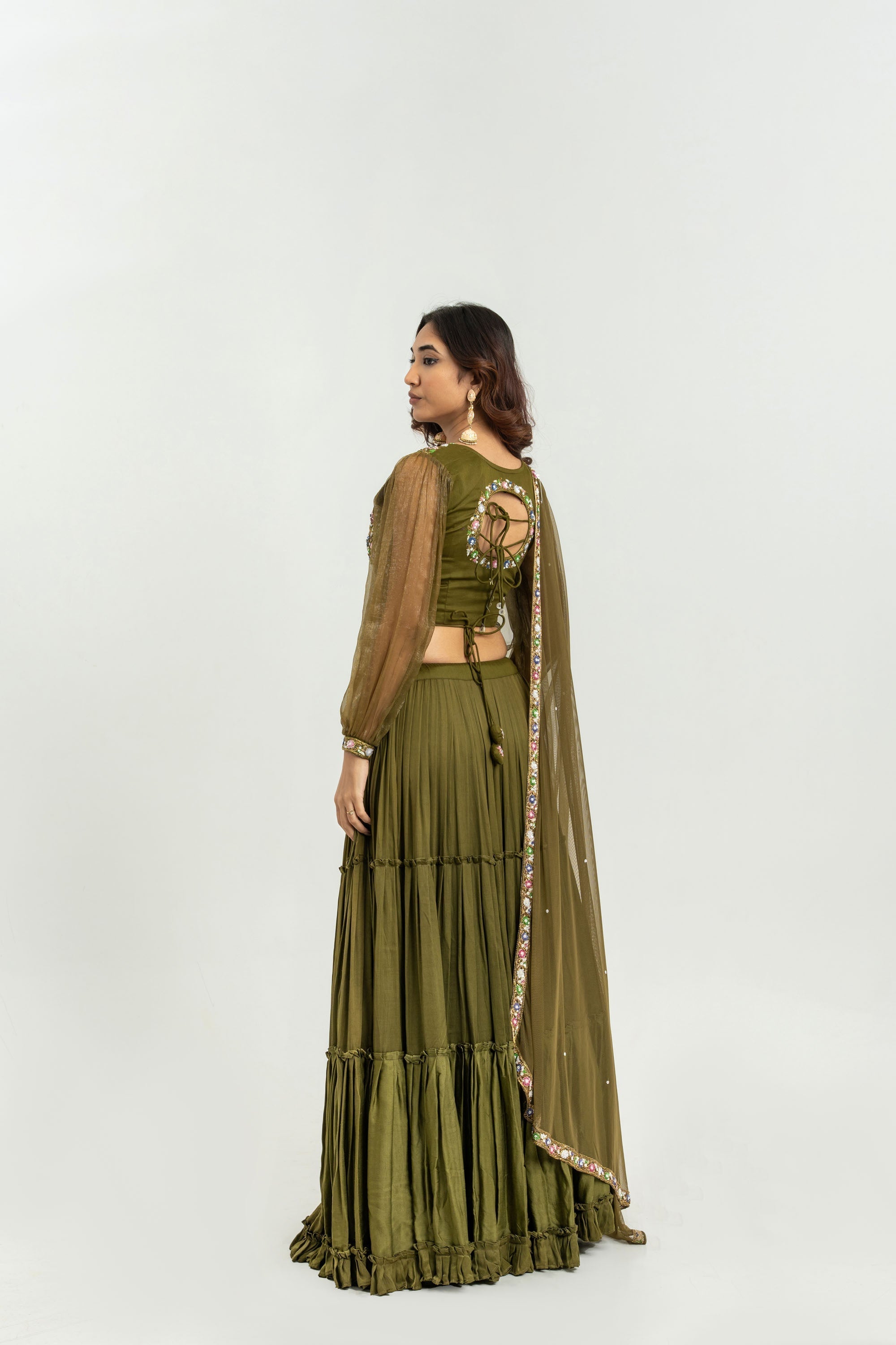 MEHNDI DREAM LEHNGA SET