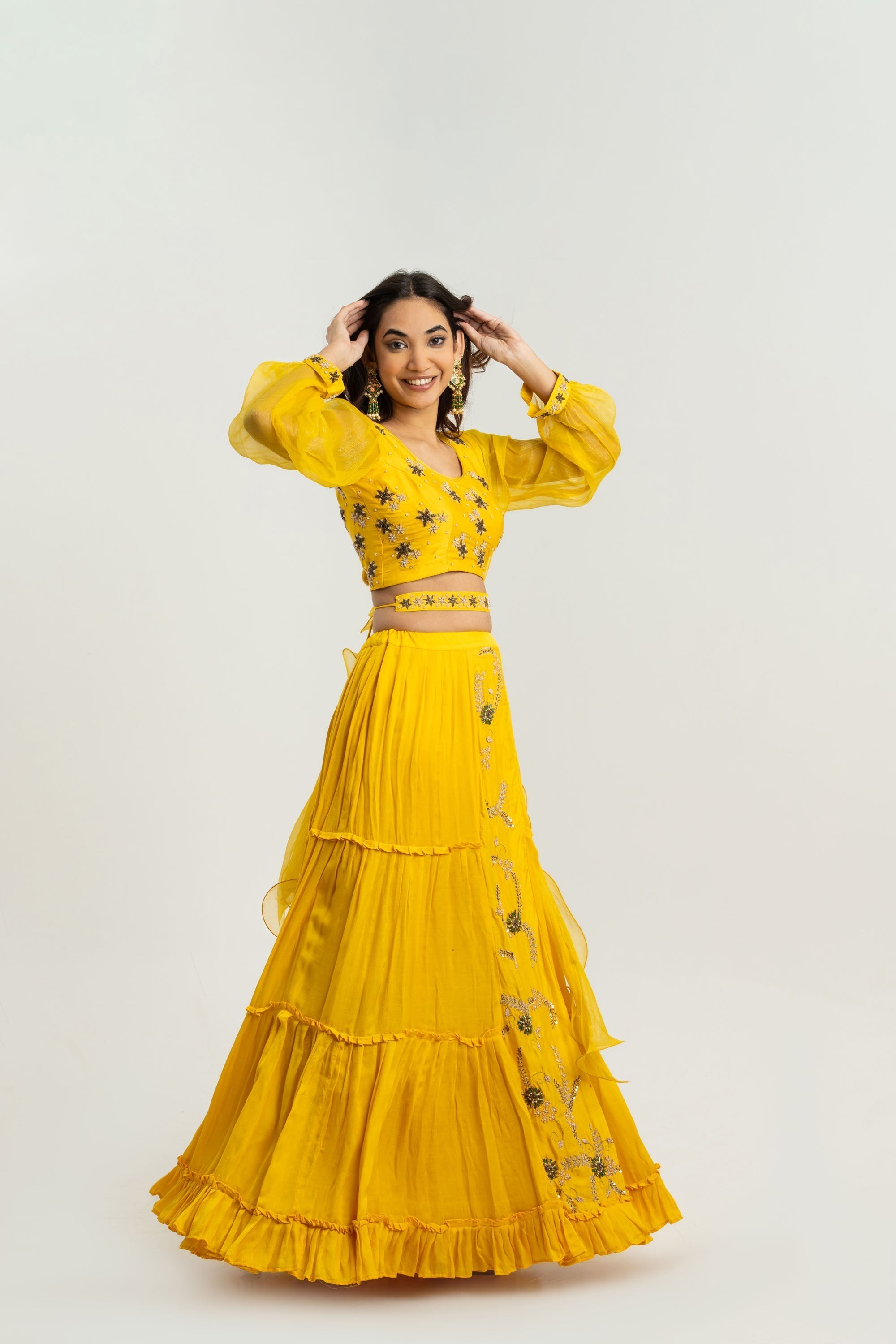 YELLOW DREAM LEHNGA SET