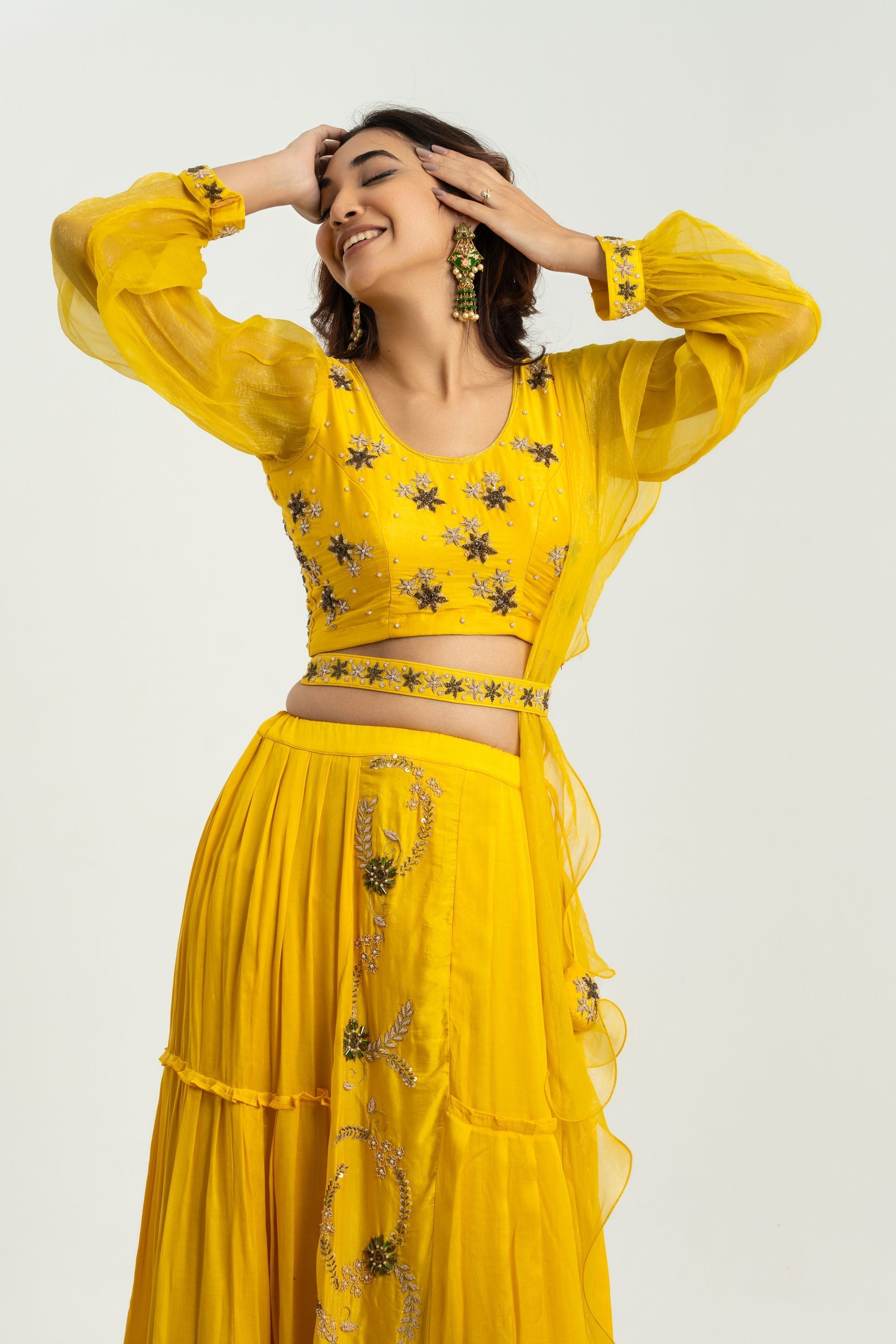 YELLOW DREAM LEHNGA SET
