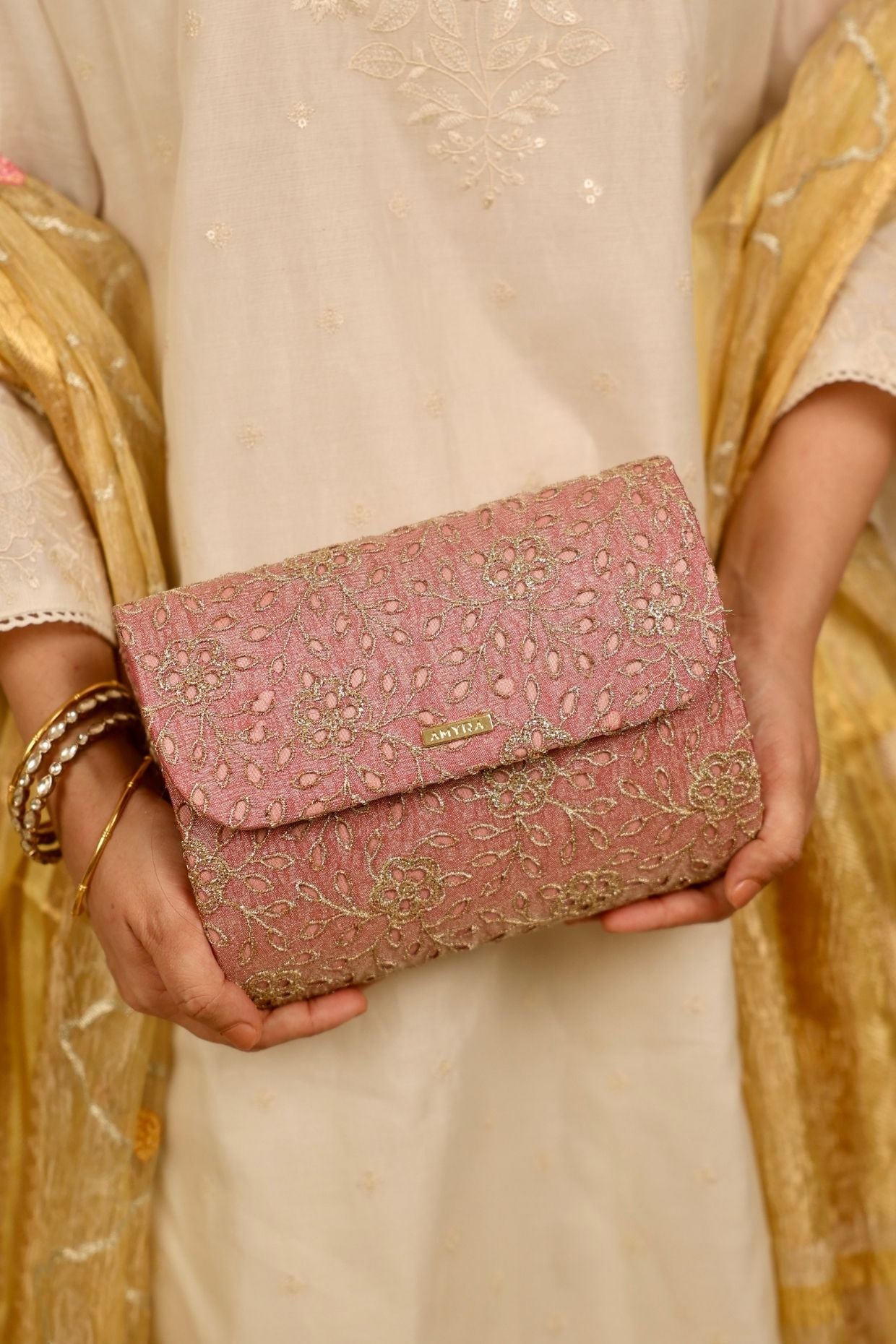 Tarang Flapover Bag - Pink
