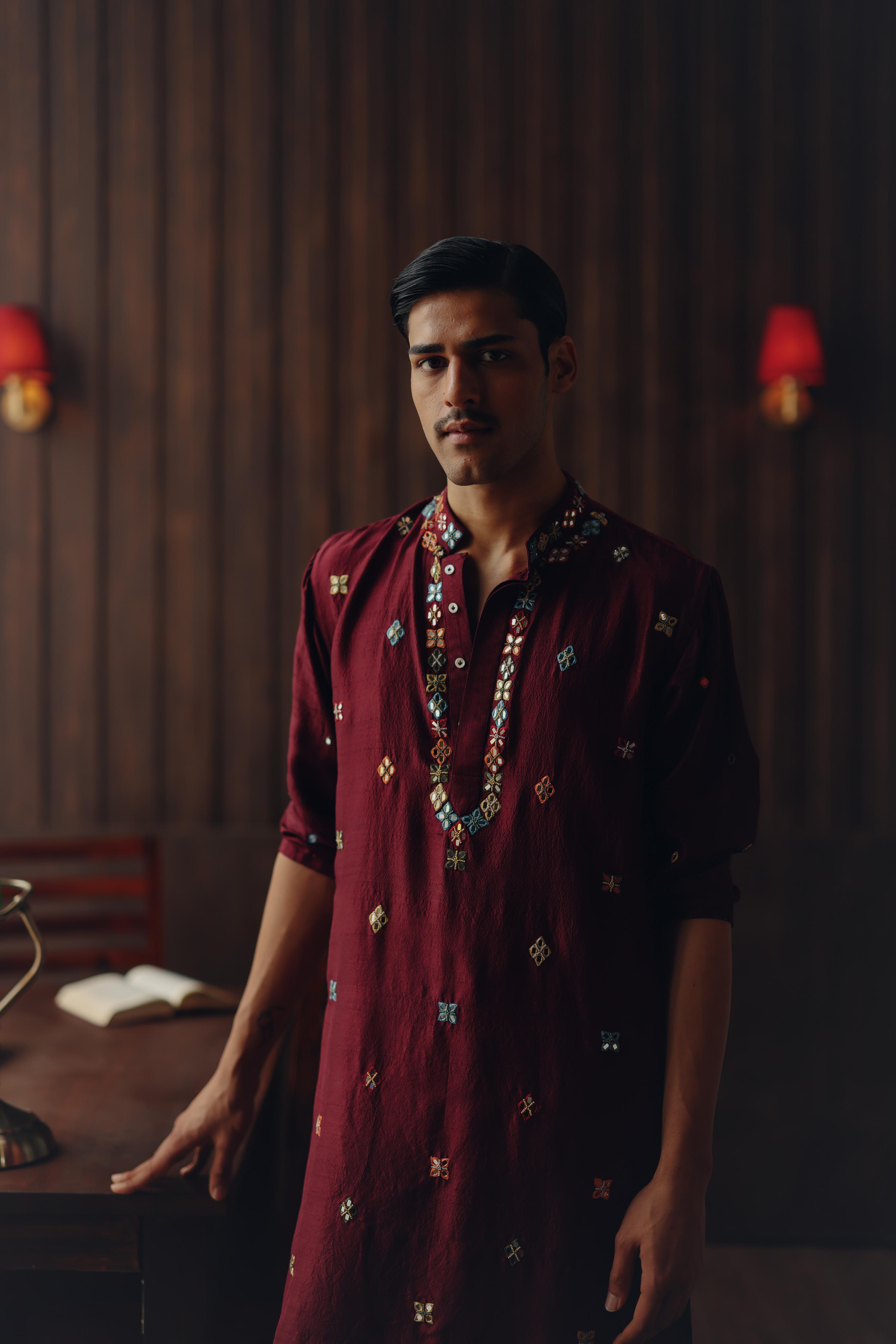 Kutchi Embroidery Kurta