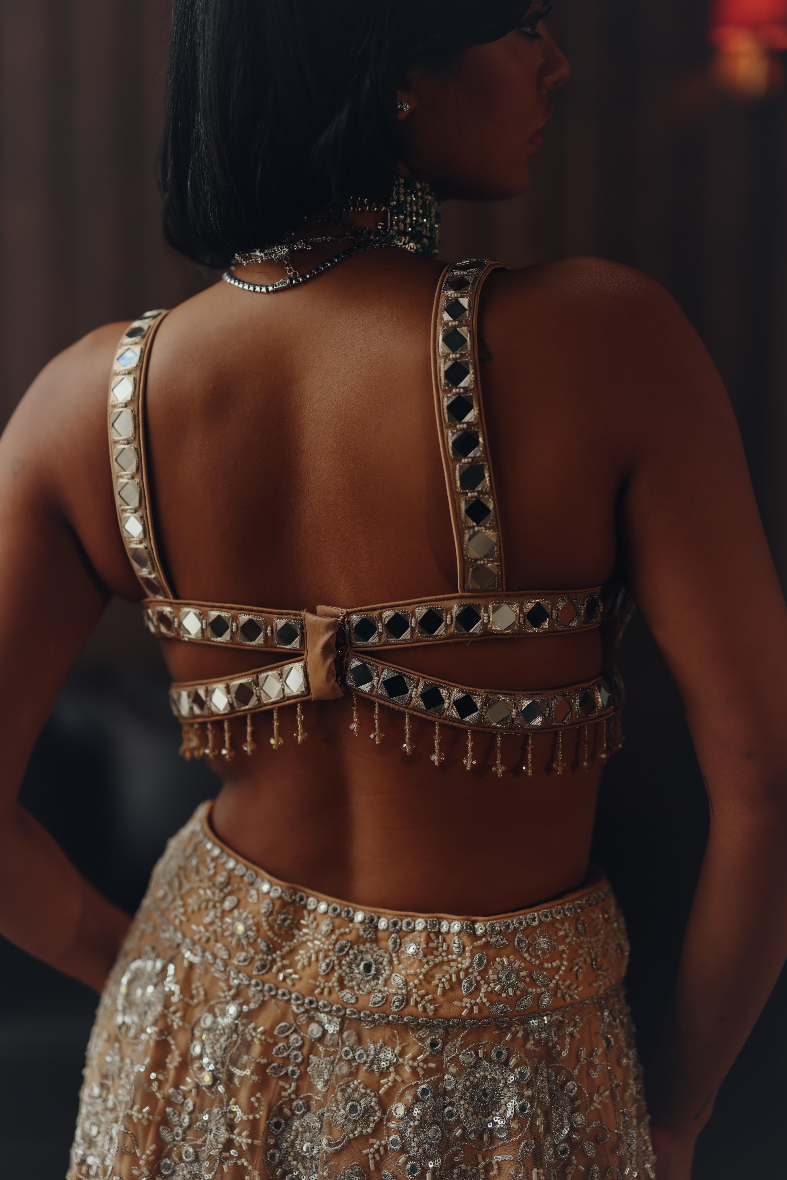 Golden Mirage Lehenga