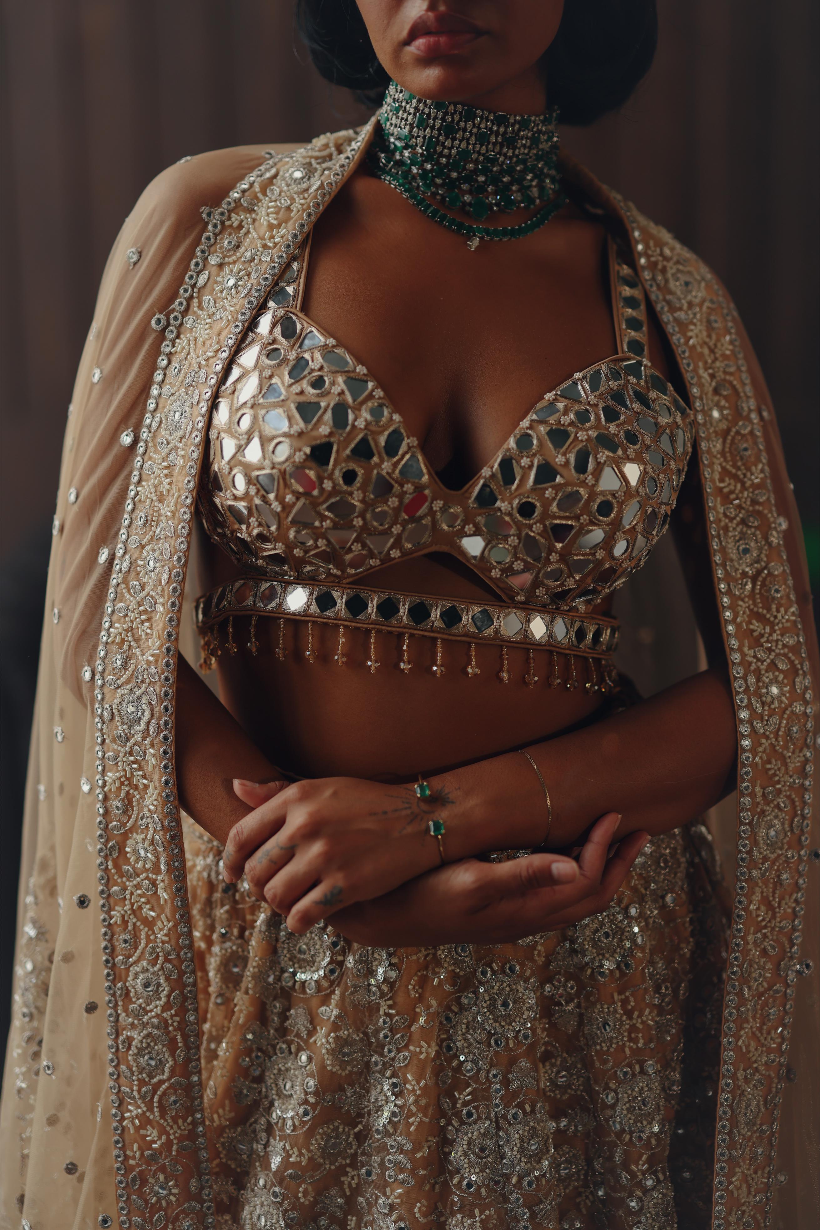 Golden Mirage Lehenga