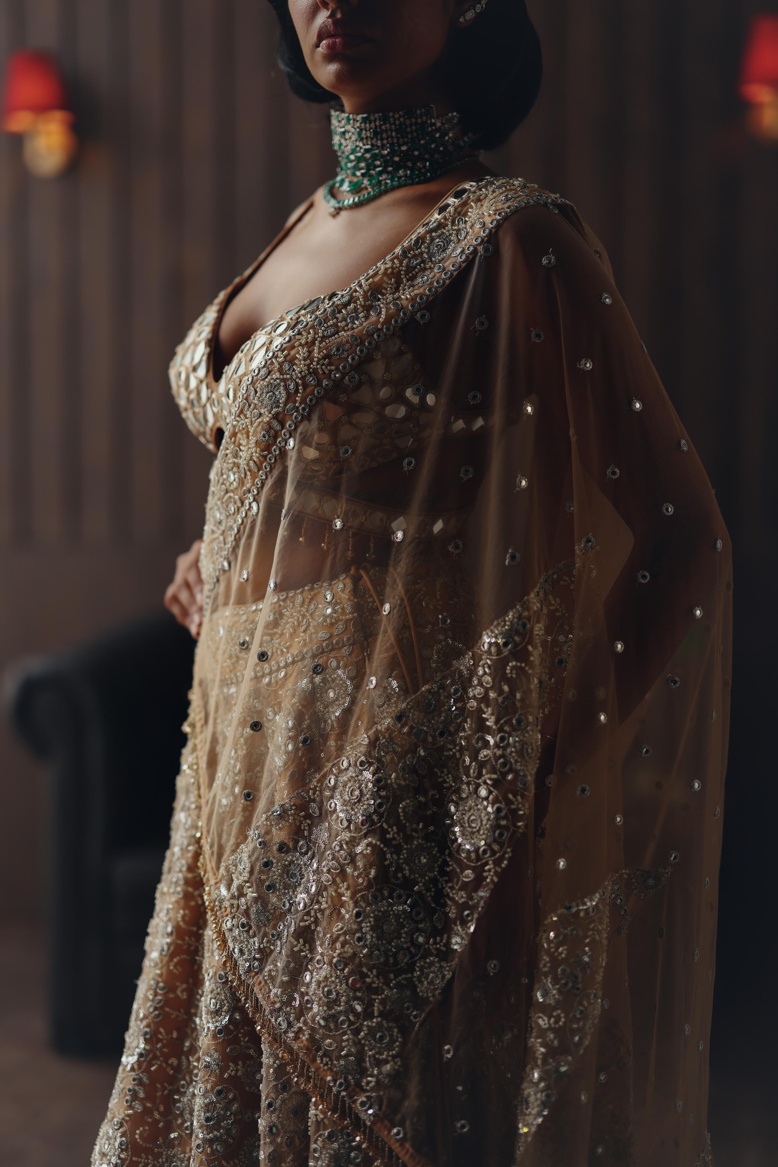 Golden Mirage Lehenga