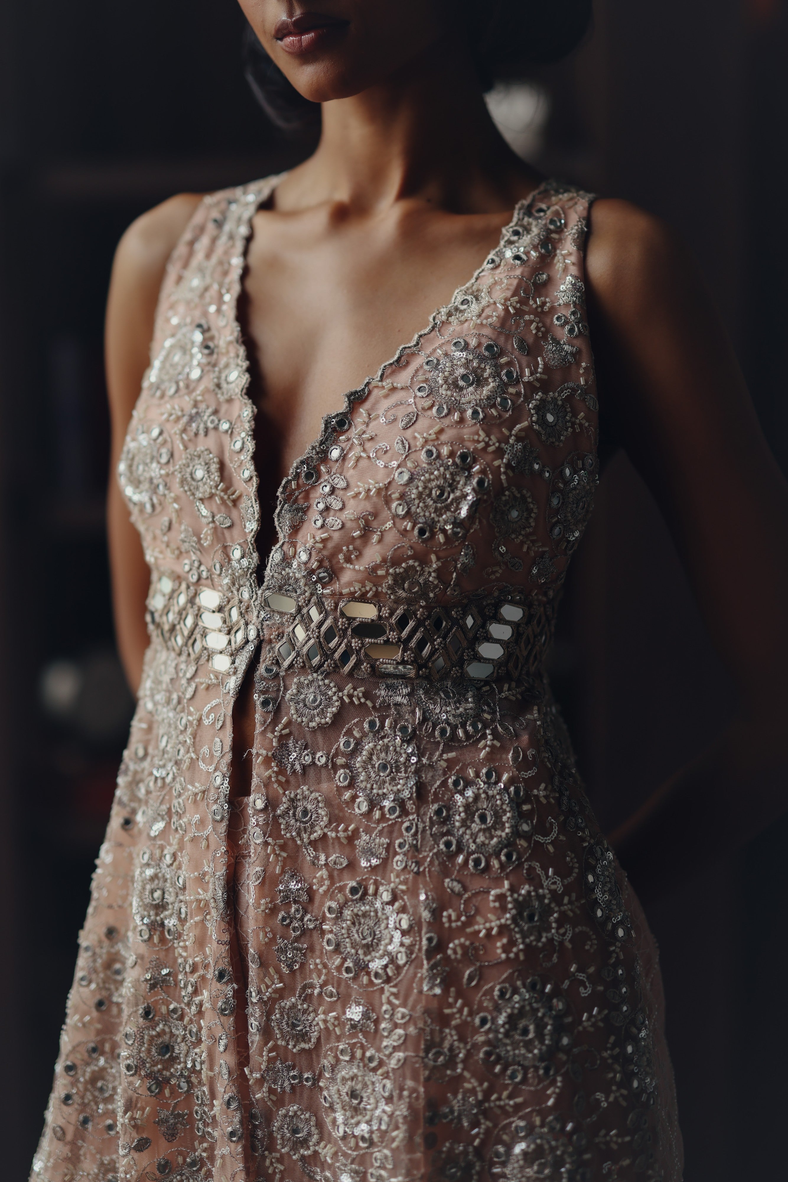 Long Sleeveless Jacket