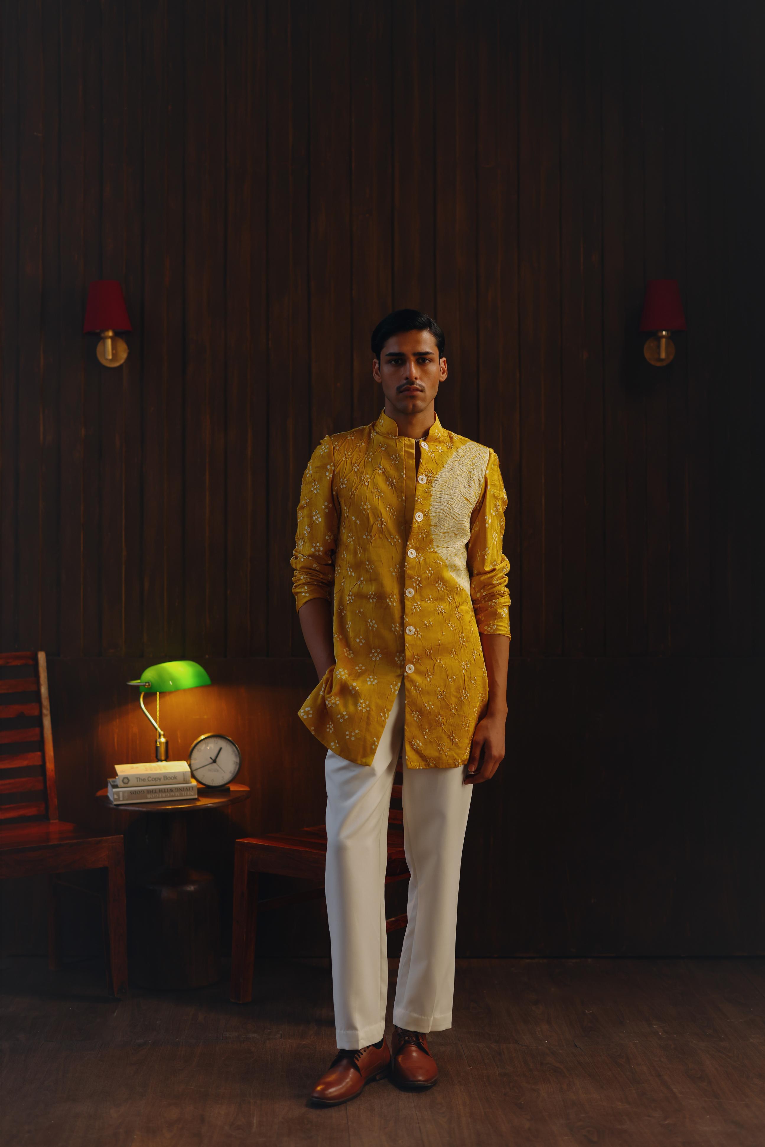 Shibori Bandhani Kurta Shirt
